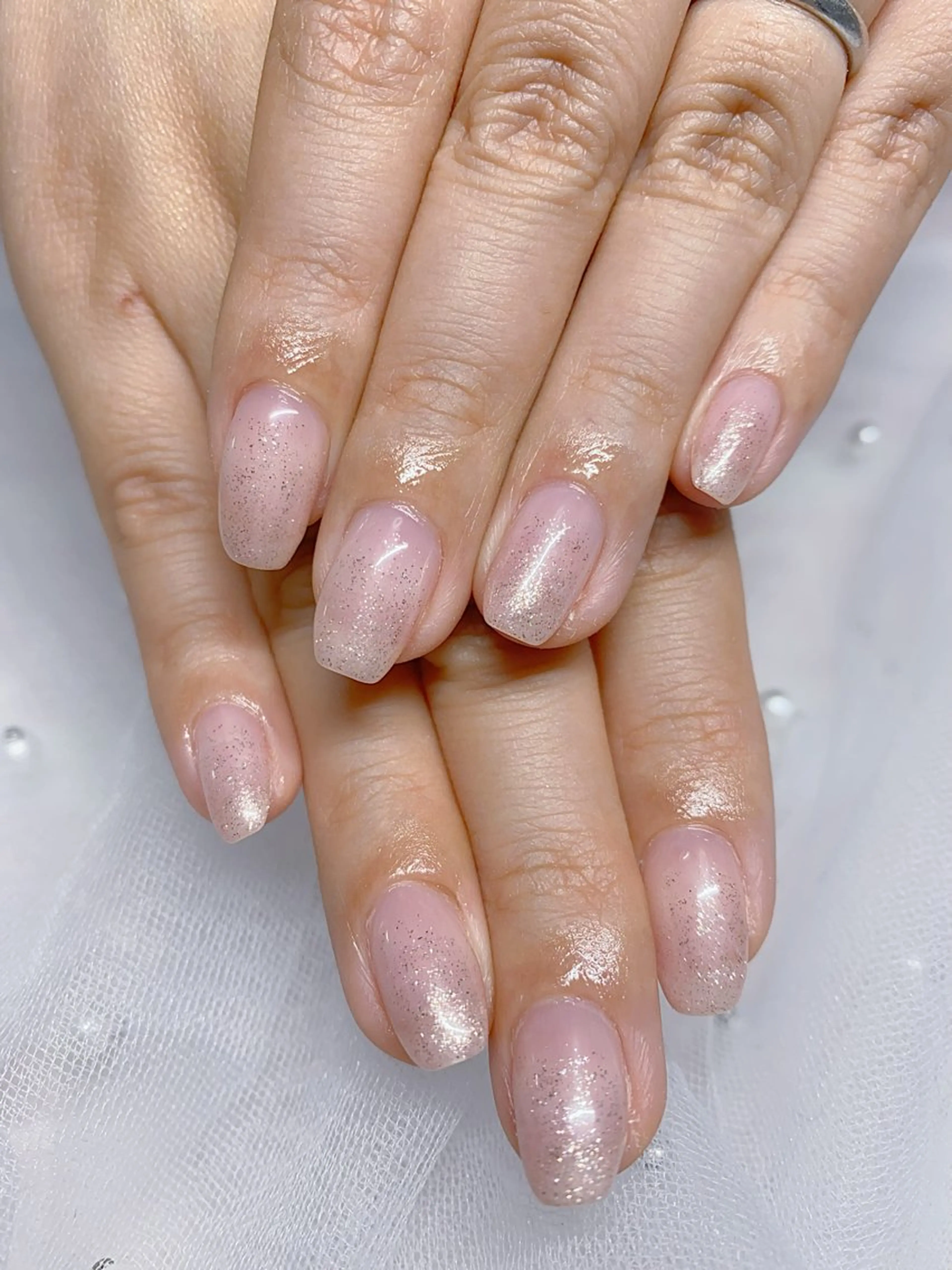 ネイル ラメ(グリッター) ラメグラデーション Jasmine nailsalon所属・ジャスミン ネイルサロンのネイルデザイン