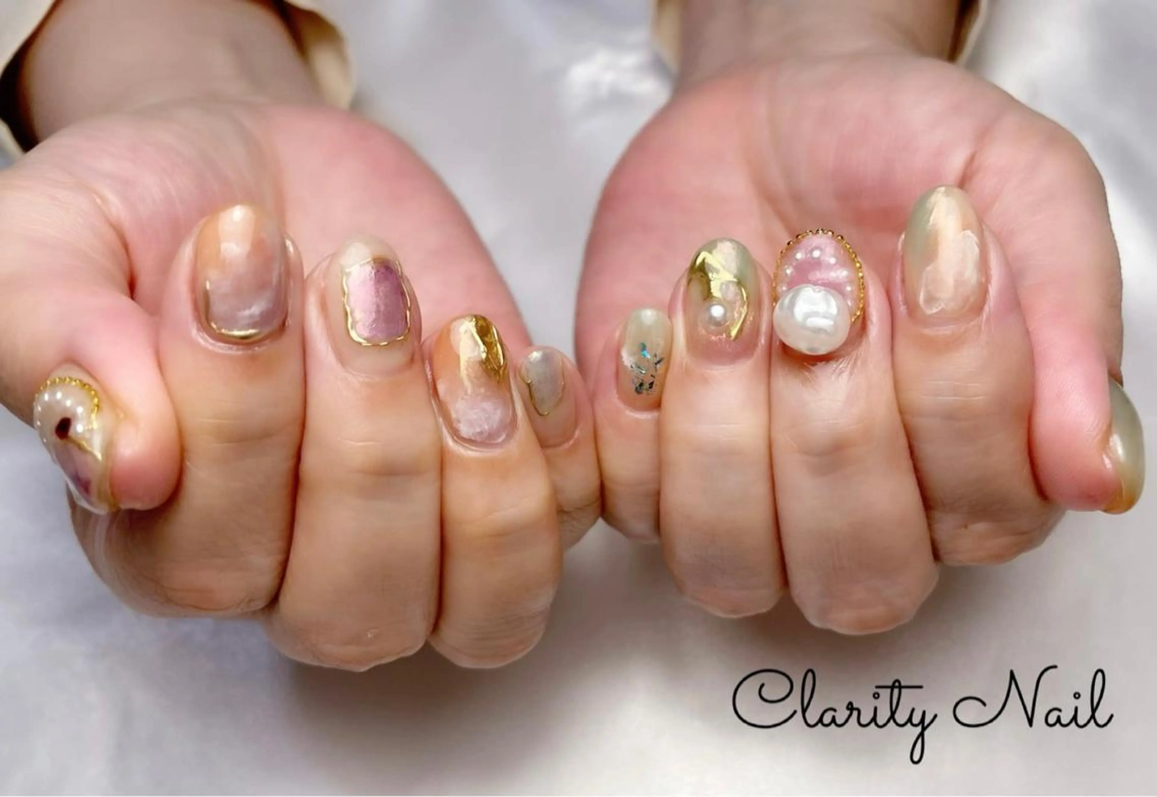 ネイル アートネイル 持ち込み ハンドネイル Clarity Nailのネイルデザイン