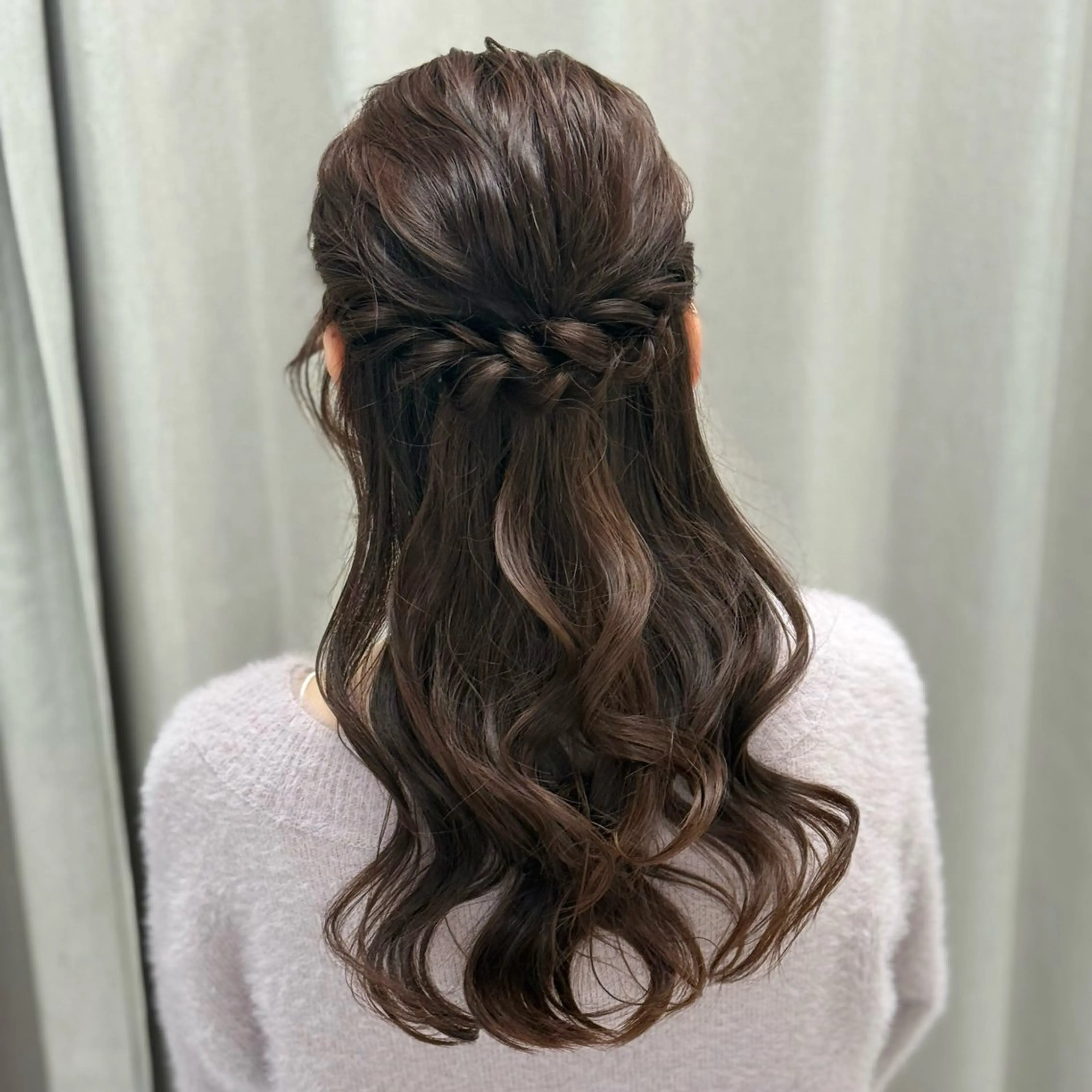 ロング ヘアアレンジ ハーフアップ サロンエイミー伏見店所属・伴 麻彩のその他イメージ