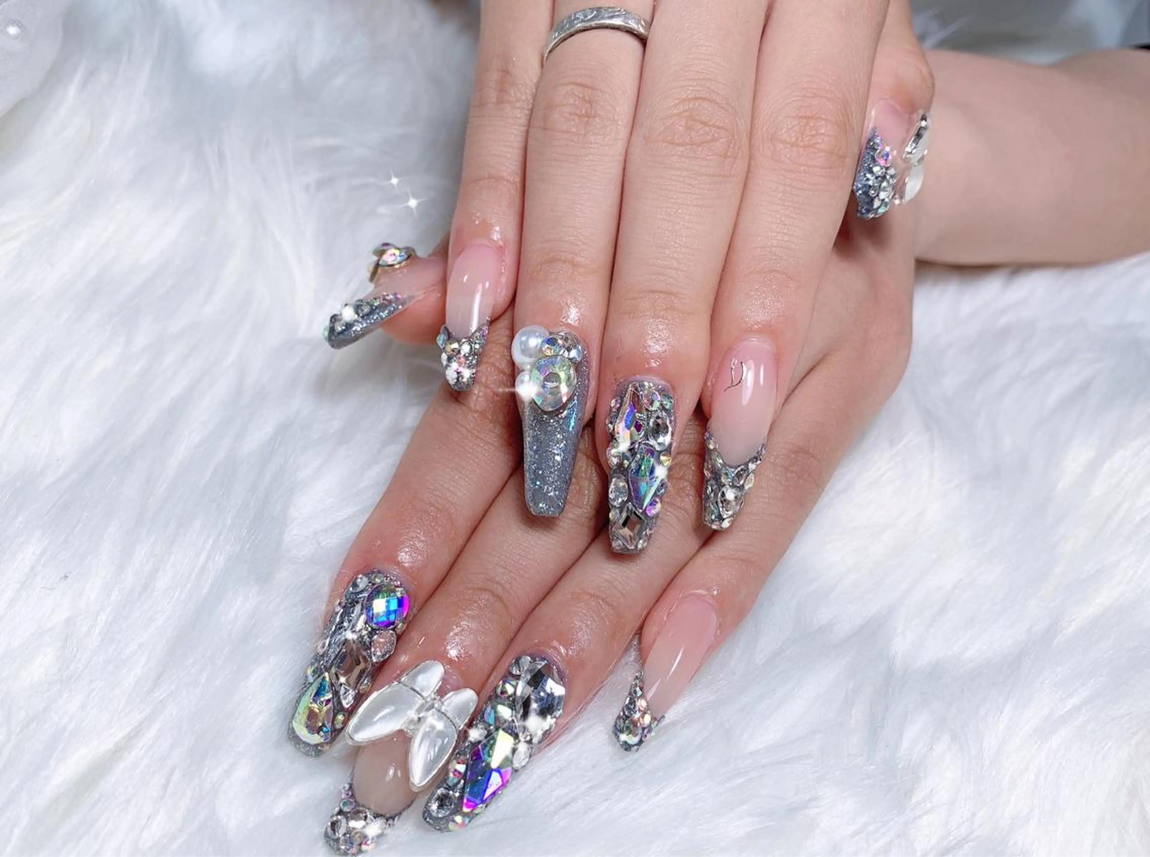 ロング ネイル Mint NAILSALONのネイルデザイン