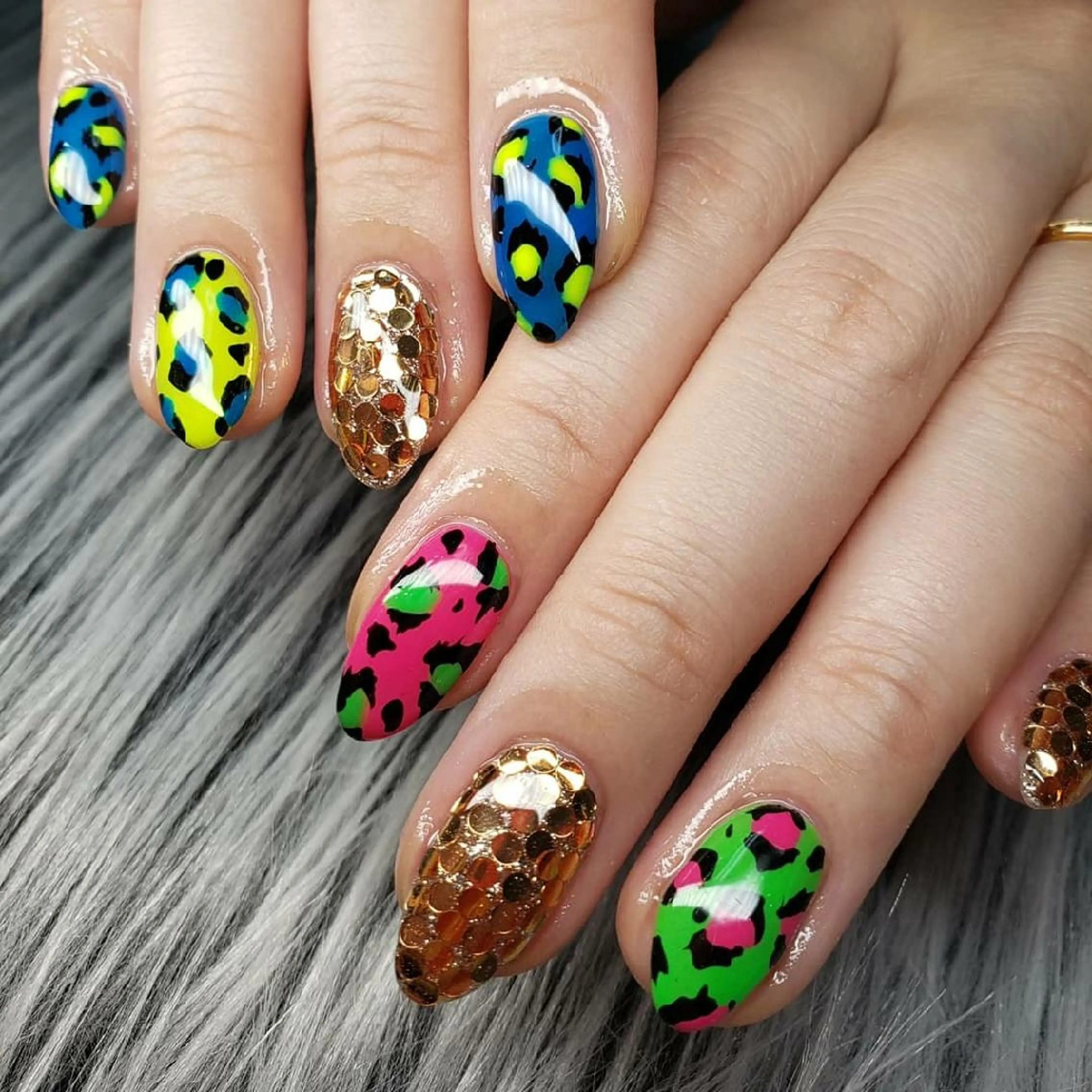 ネイル アニマル柄 Nail salon Coco所属・Nail salon Coco【溝の口駅】のネイルデザイン