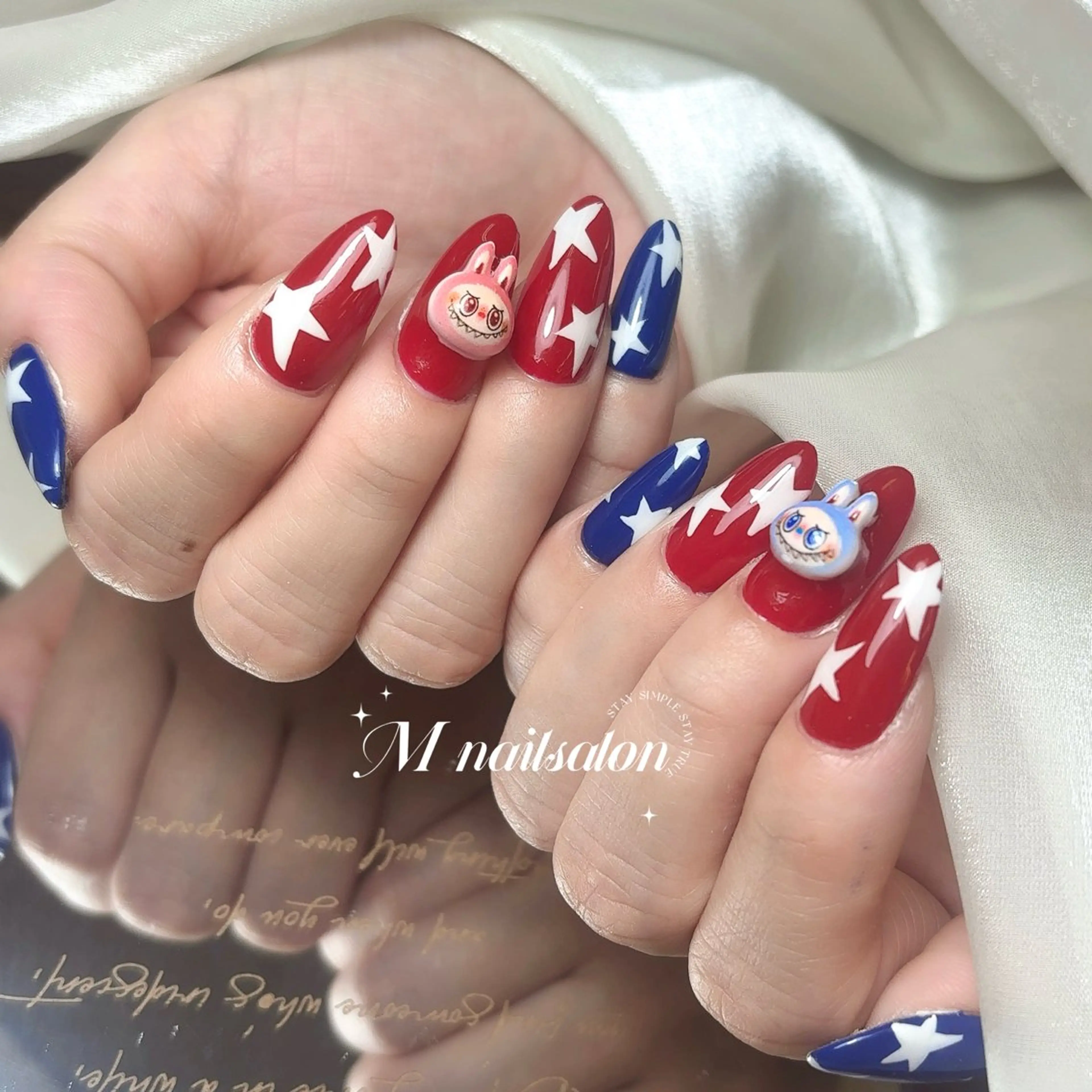 ネイル ハンドネイル M🌷nail 長さだし専門店のネイルデザイン