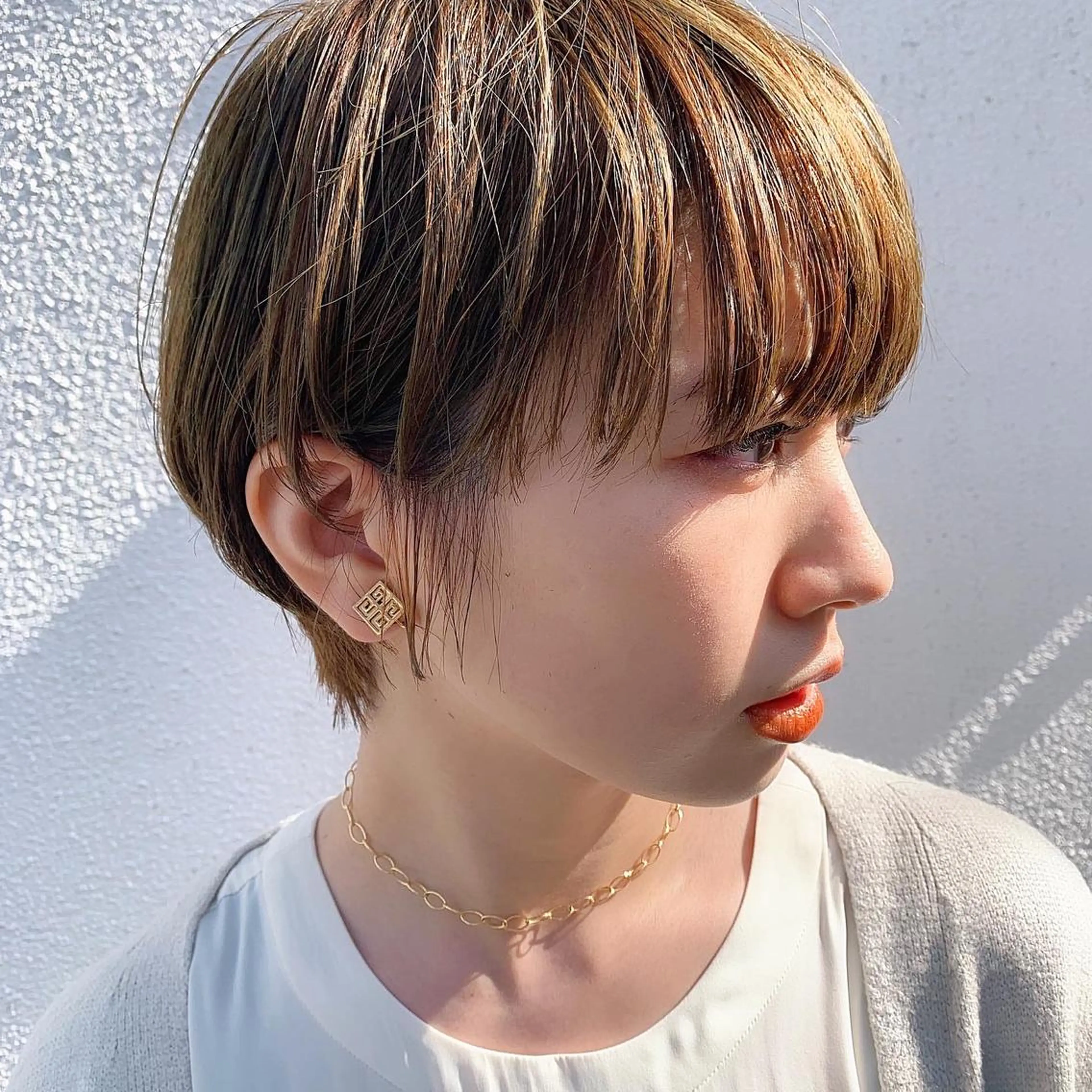 ショート カラー CODE.LINE所属・中川 竜誠のヘアスタイル