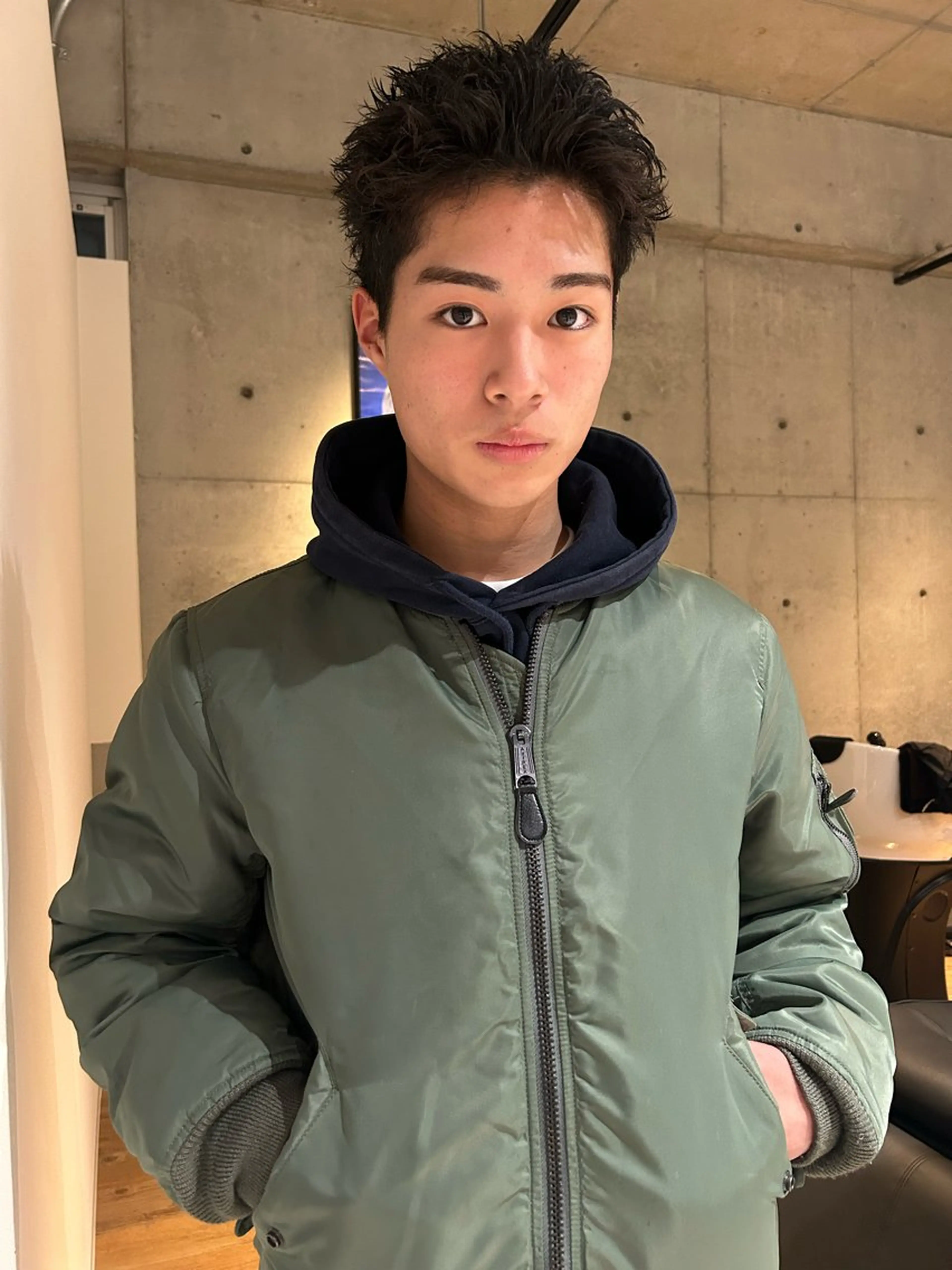 メンズ siki 大阪福島 エンドウハルのヘアスタイル