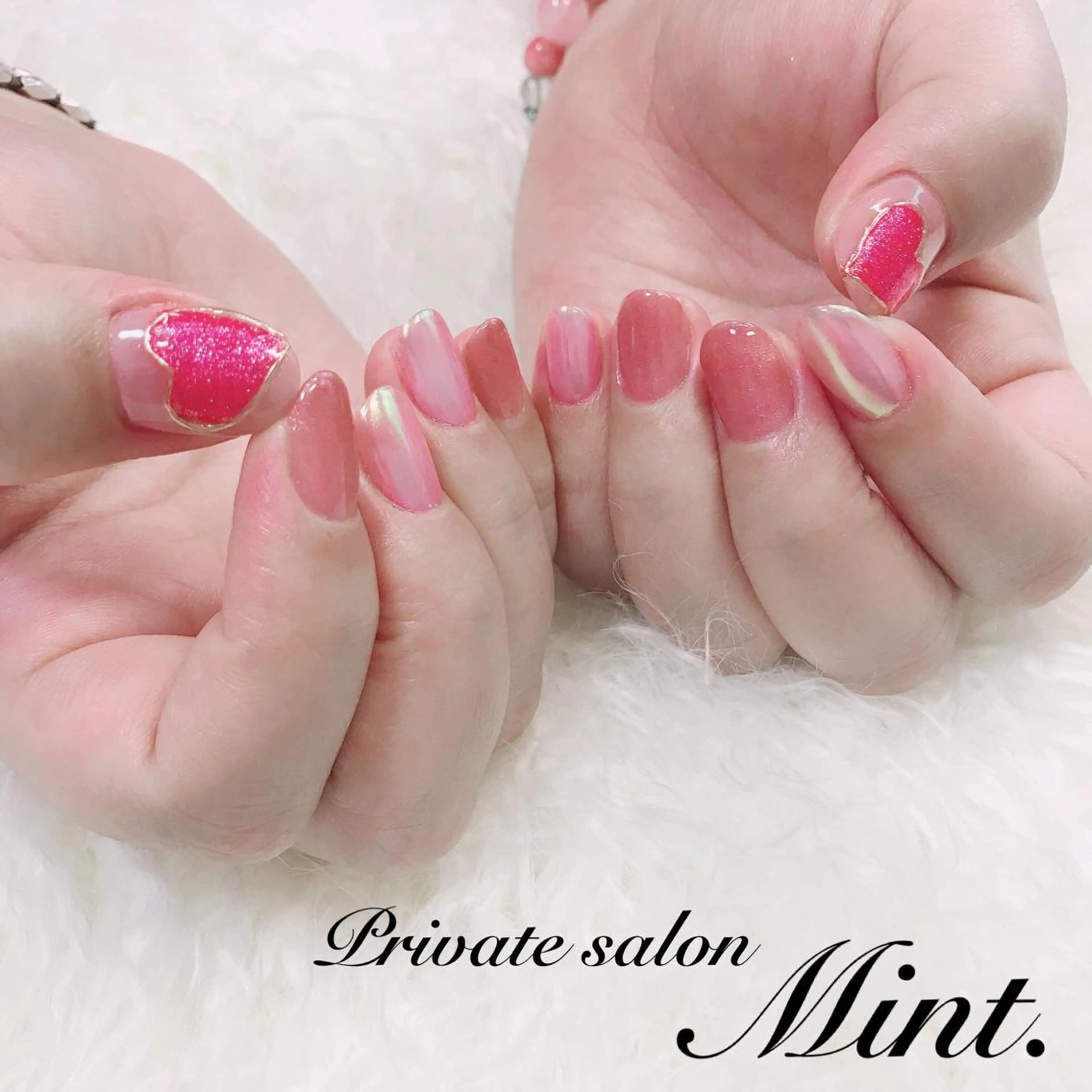 ショート ネイル ジェルネイル ハンドネイル Mint. nailのネイルデザイン