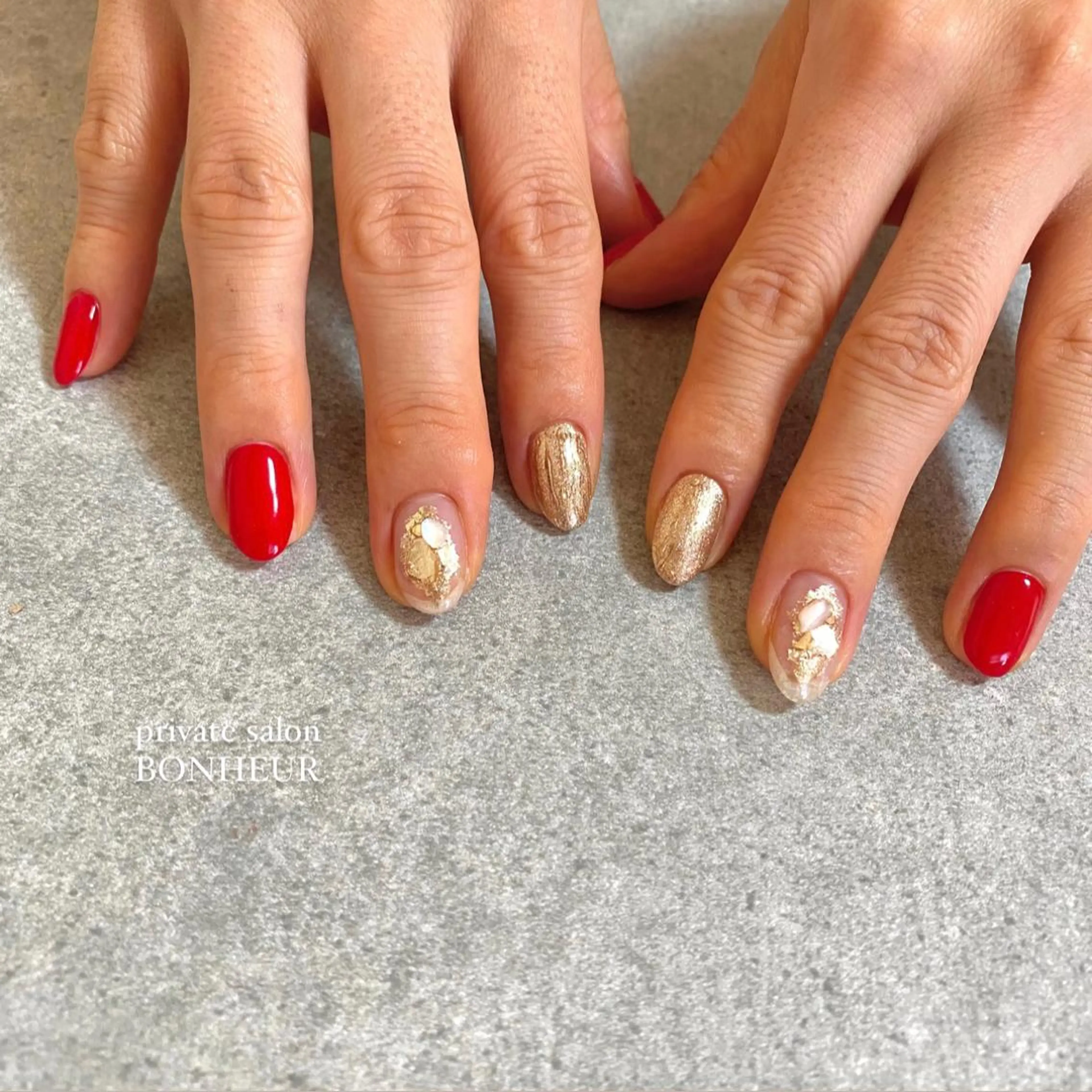ネイル ハンドネイル BONHEUR Annaのネイルデザイン