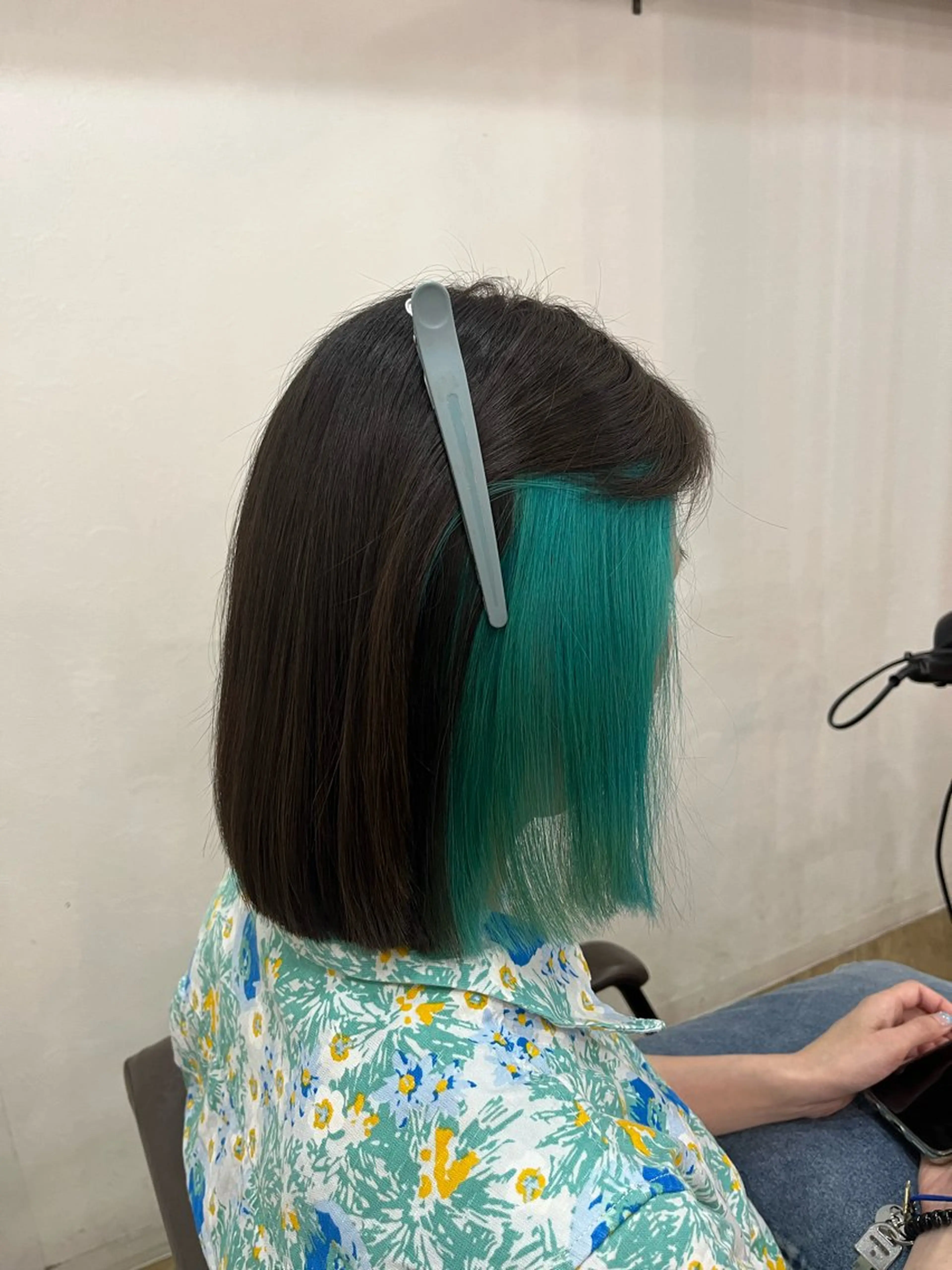 セミロング カラー インナーカラー カット ヘアカラー トリートメント 似合わせ/ブリーチ/ 髪質改善/ミクෆ‪のヘアスタイル