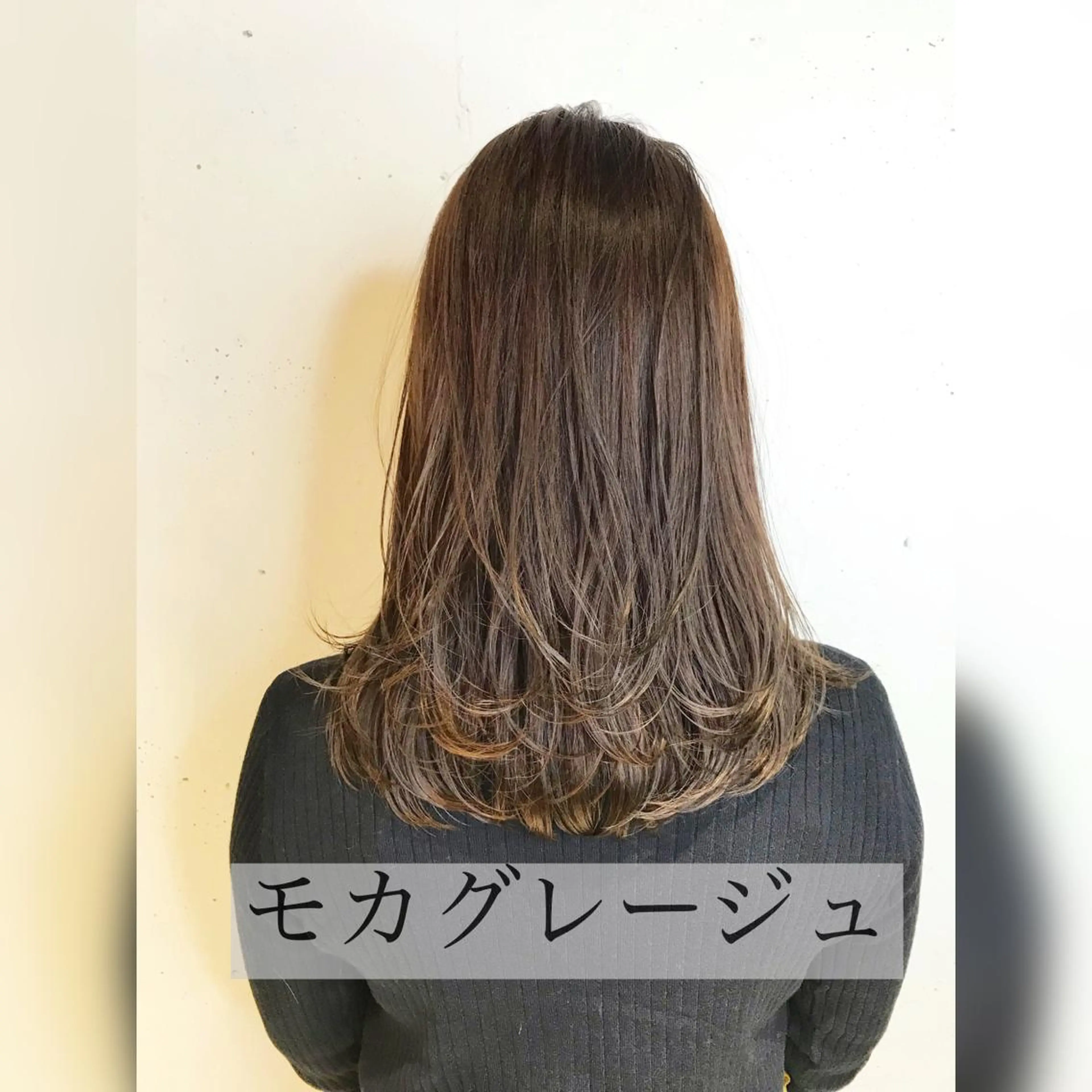 ミディアム 韓国ヘア 山本勝志のヘアスタイル