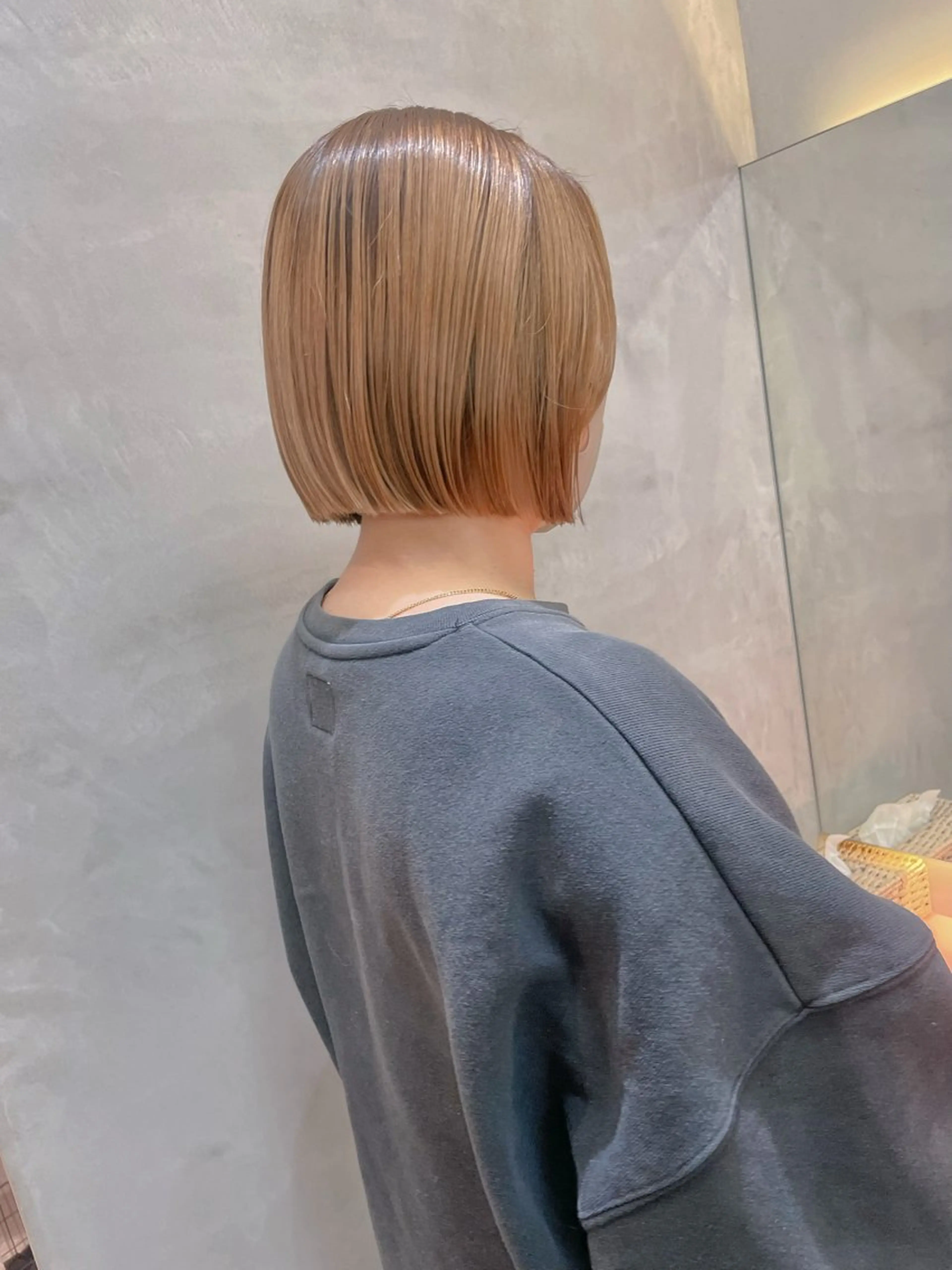 ショート Misaki /ボブ/縮毛矯正のヘアスタイル