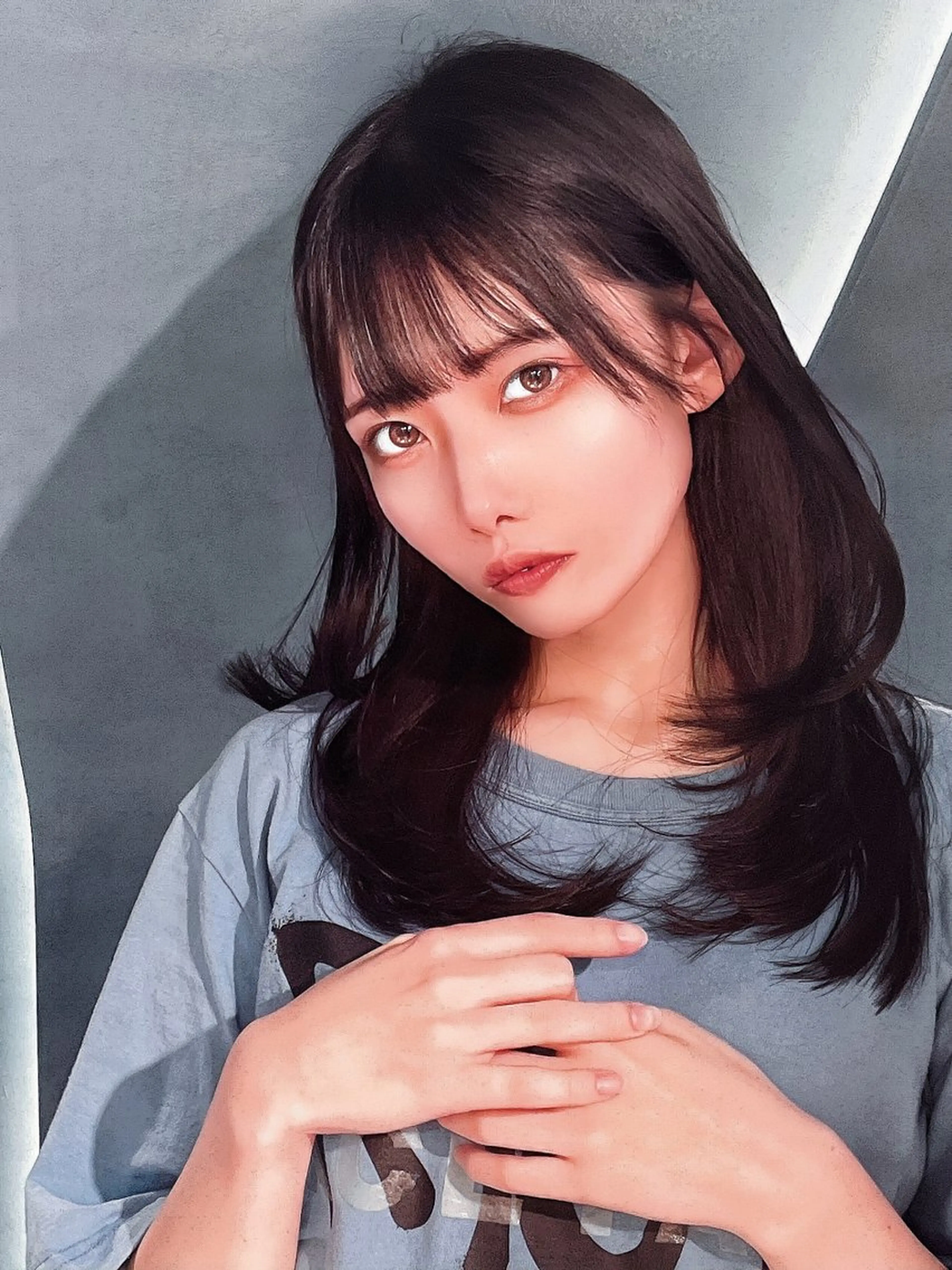 ミディアム カラー ヘアアレンジ 韓国ヘア/髪質改善 TAKAHIROのヘアスタイル