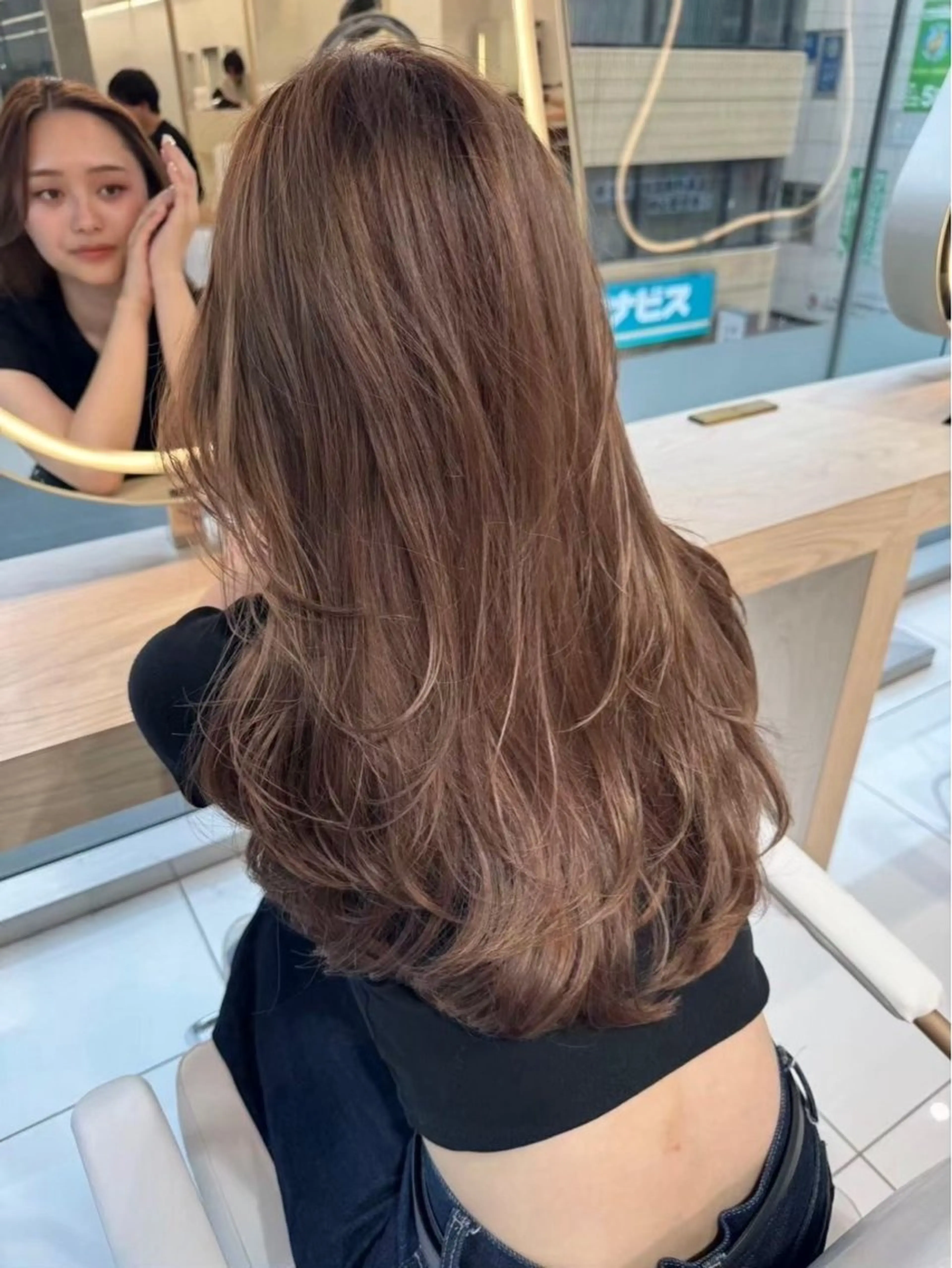 ロング 美髪縮毛矯正/ ケアカラー🍓KAEのヘアスタイル