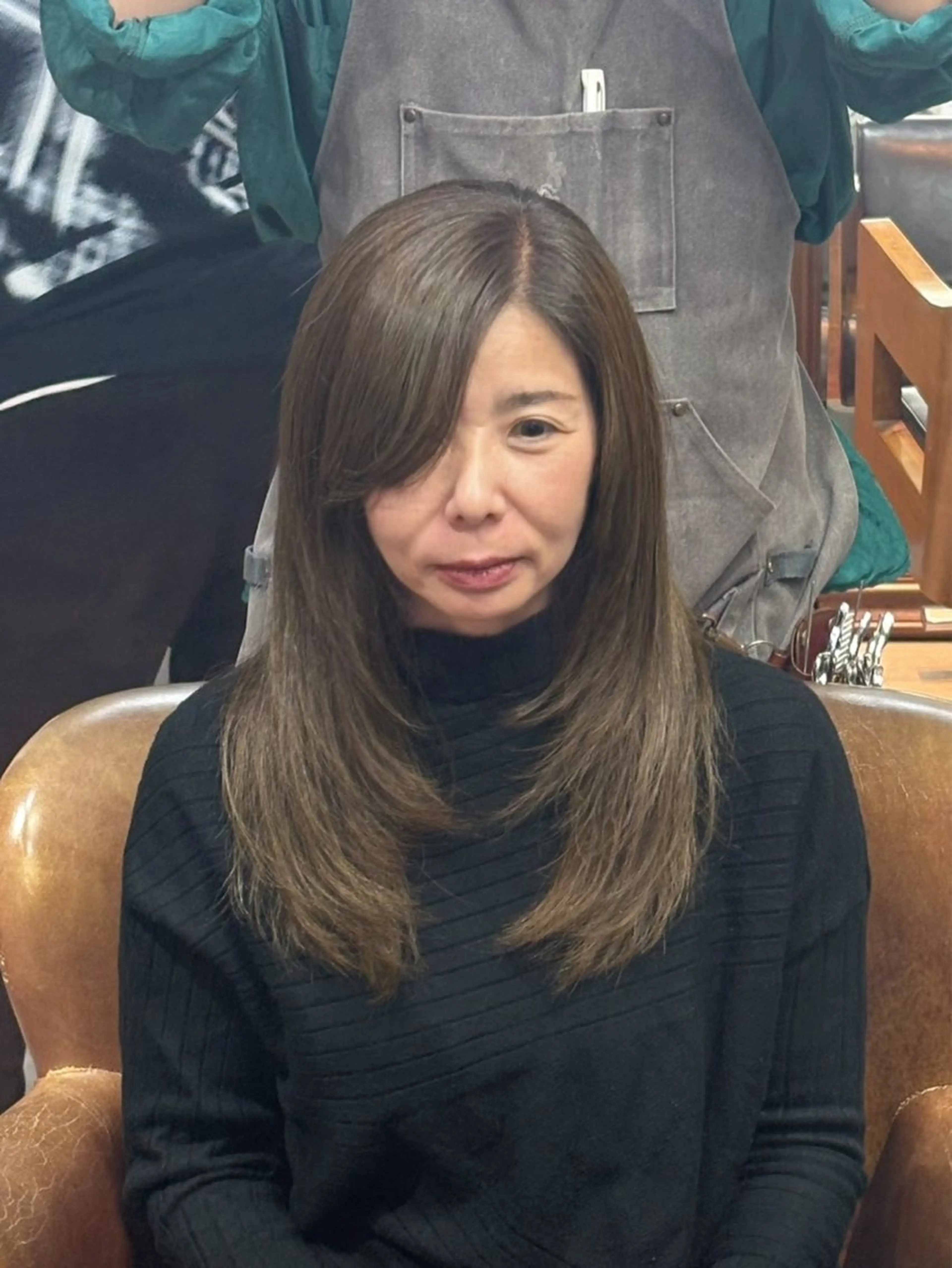 ロング カラー レイヤーカット 小顔カット カット ヘアカラー トリートメント 全世代通いやすい /Lumi/ルミのヘアスタイル