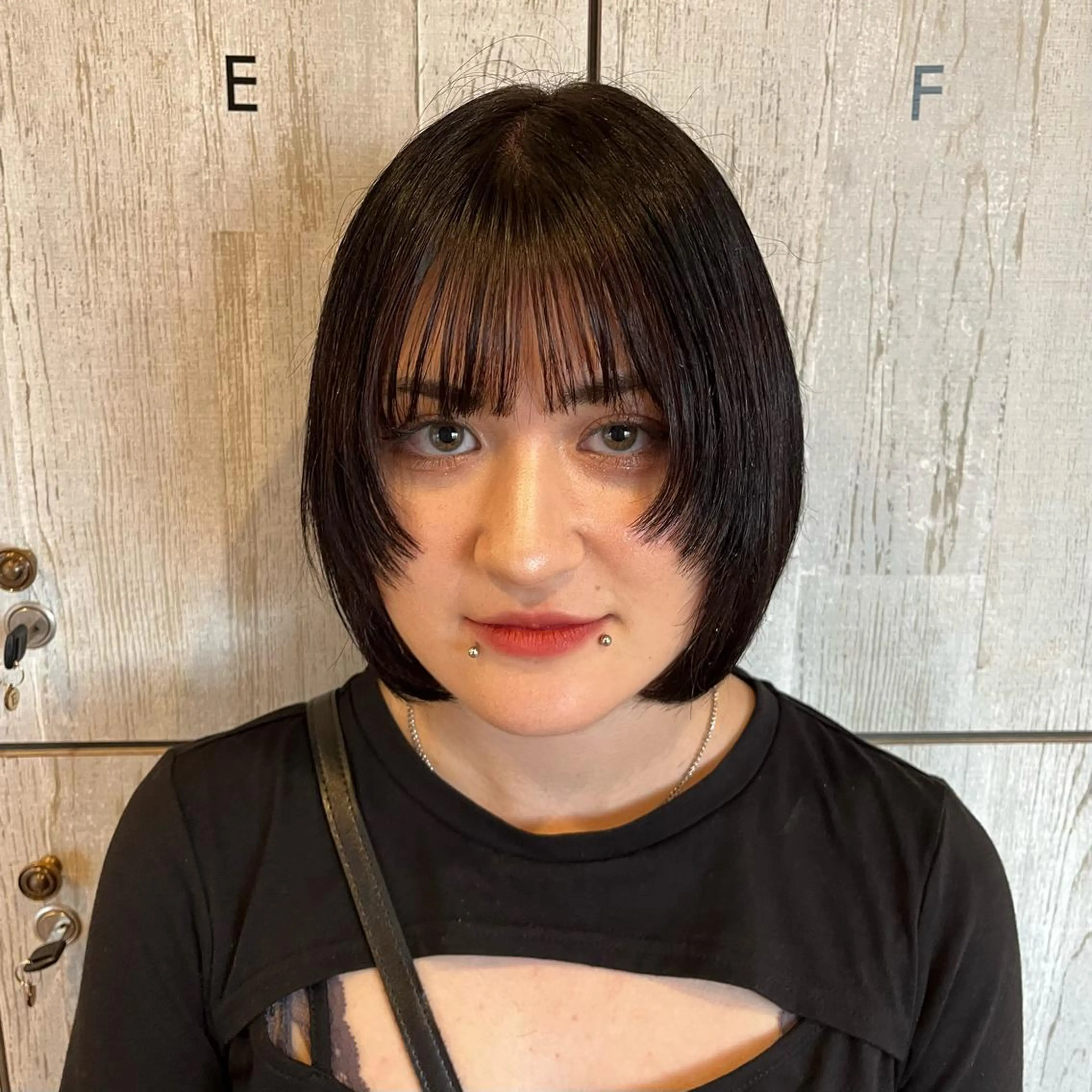 ショート ウルフカット フルールドソレイユ所属・♡ナナコ♡ レイヤー/艶髪のヘアスタイル