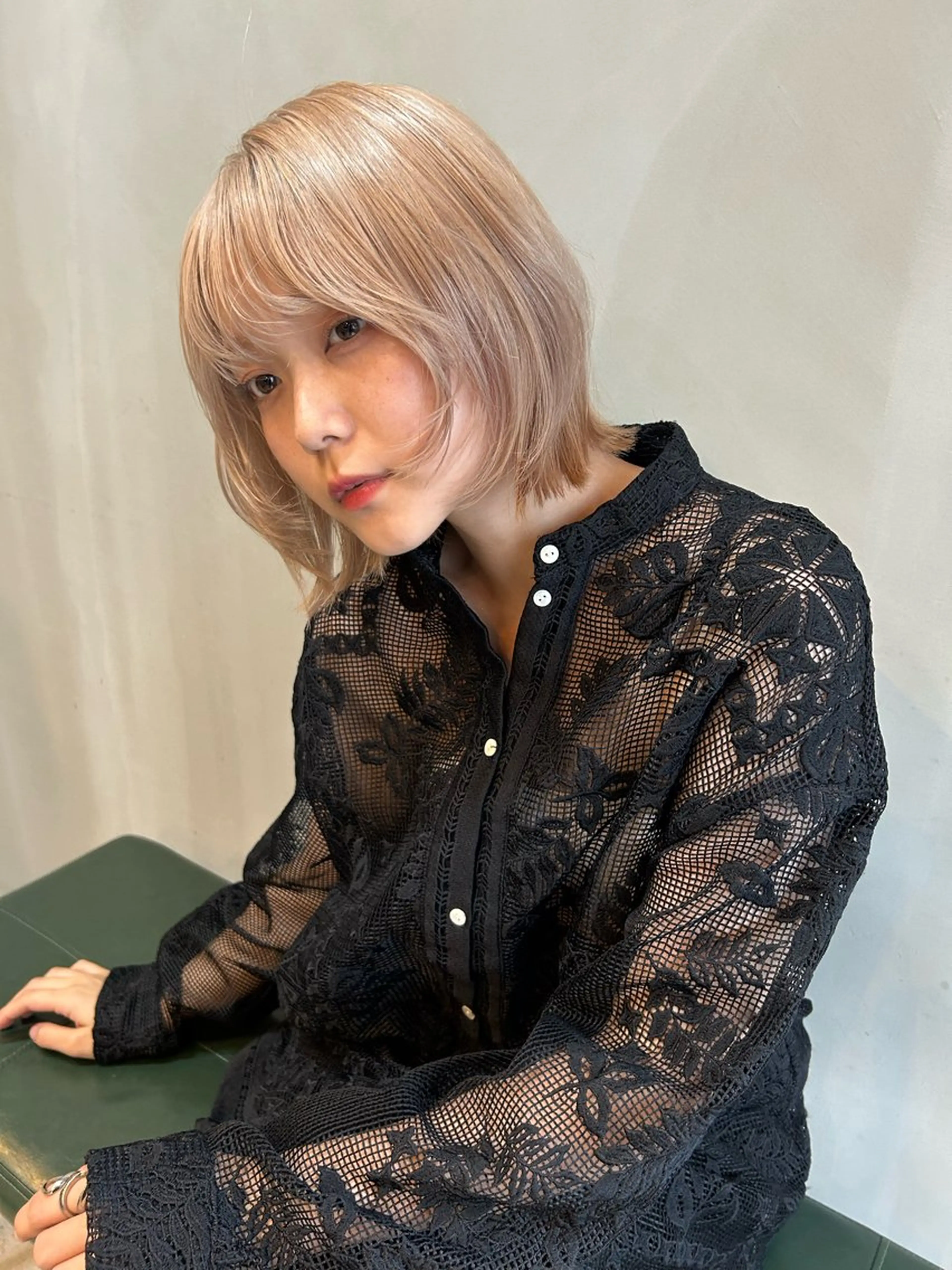 ショート カラー カット ヘアカラー トリートメント ショート/ボブ/ 心斎橋/宮脇美奈のヘアスタイル