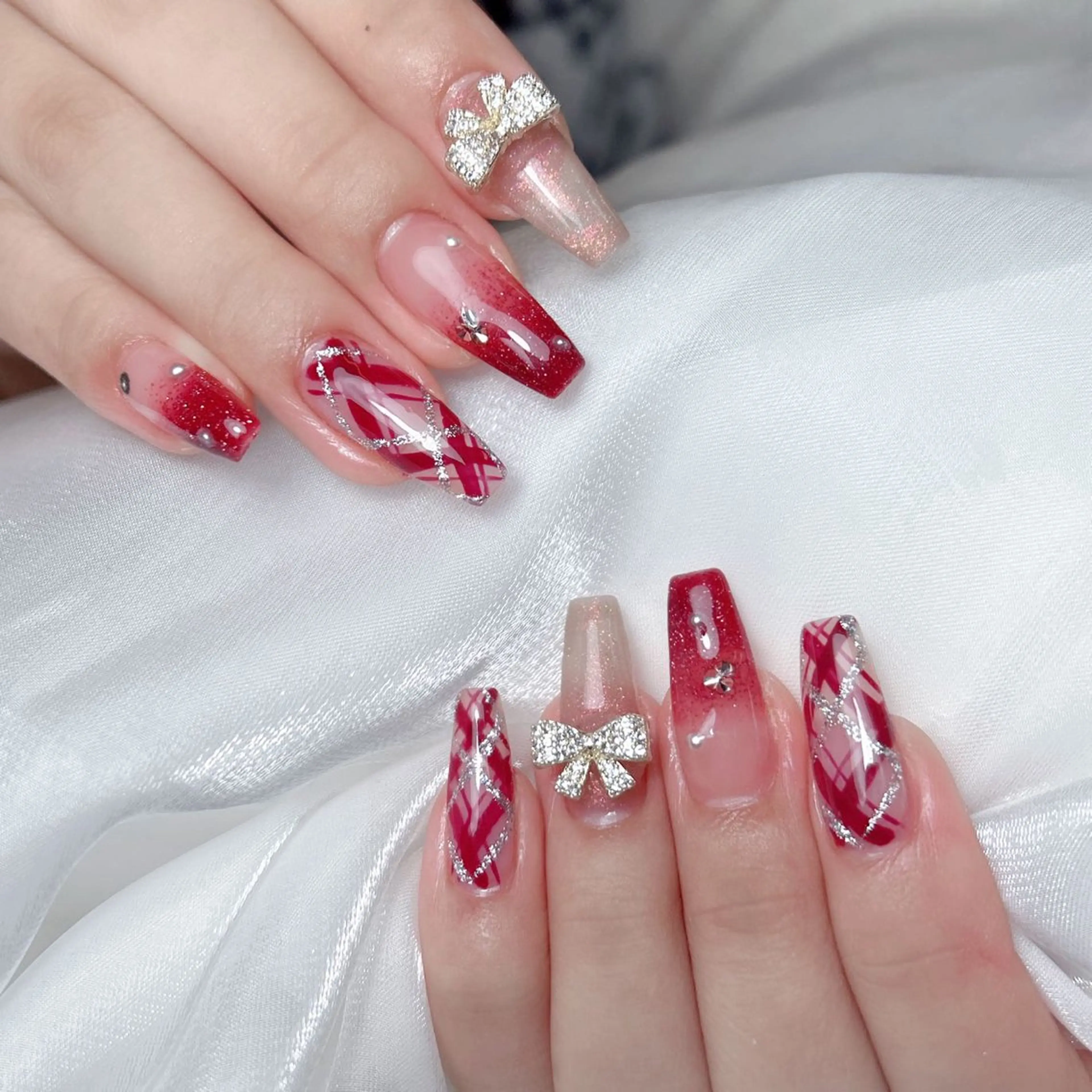 ネイル ハンドネイル M🌷nail 長さだし専門店のネイルデザイン