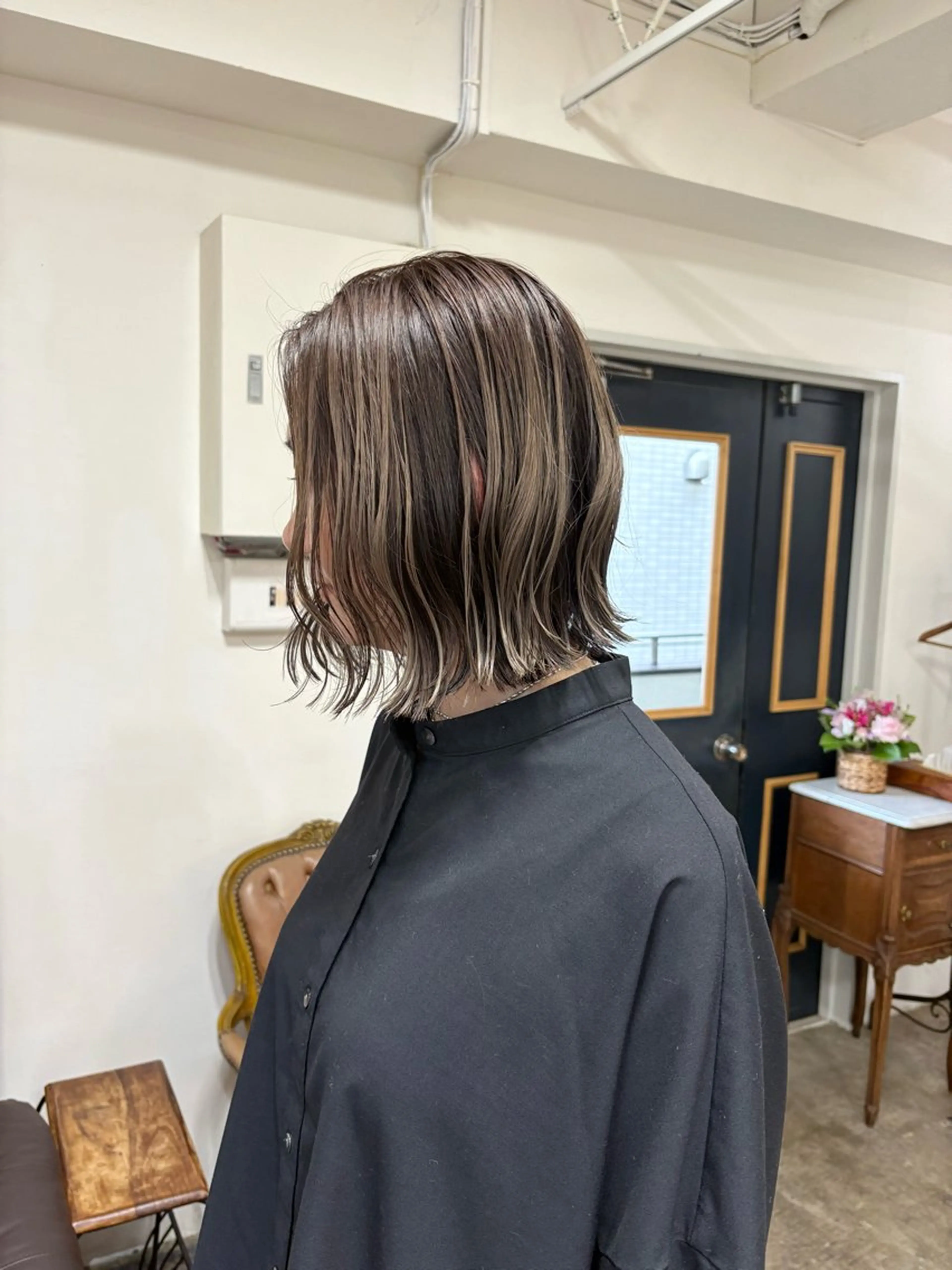 ショート カラー ブリーチ カット ヘアカラー トリートメント takada kohのヘアスタイル