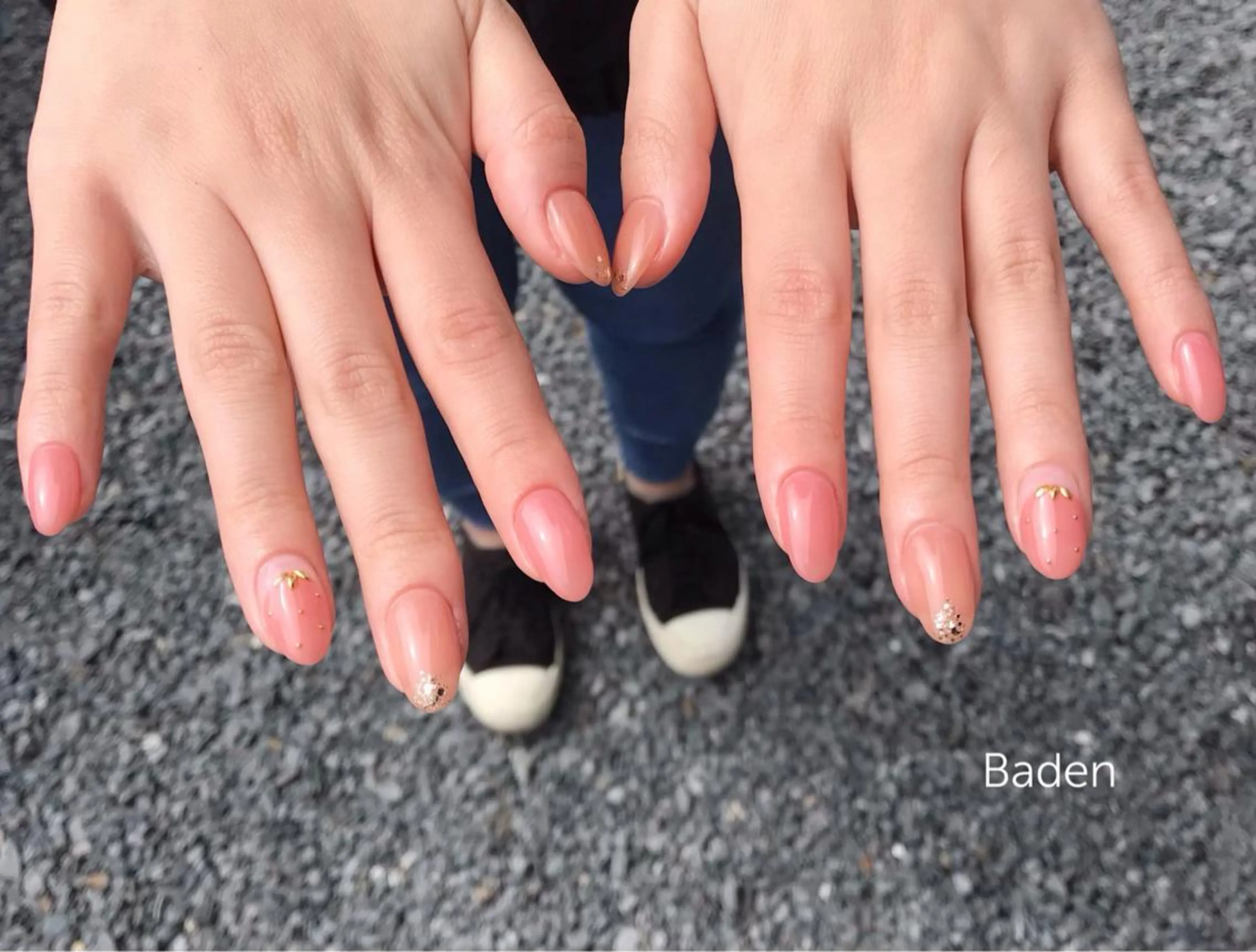 ネイル 氷ネイル・うるうるネイル 持ち込み ハンドネイル Baden Nail ﾊﾞ-ﾃﾞﾝ ﾈｲﾙのネイルデザイン