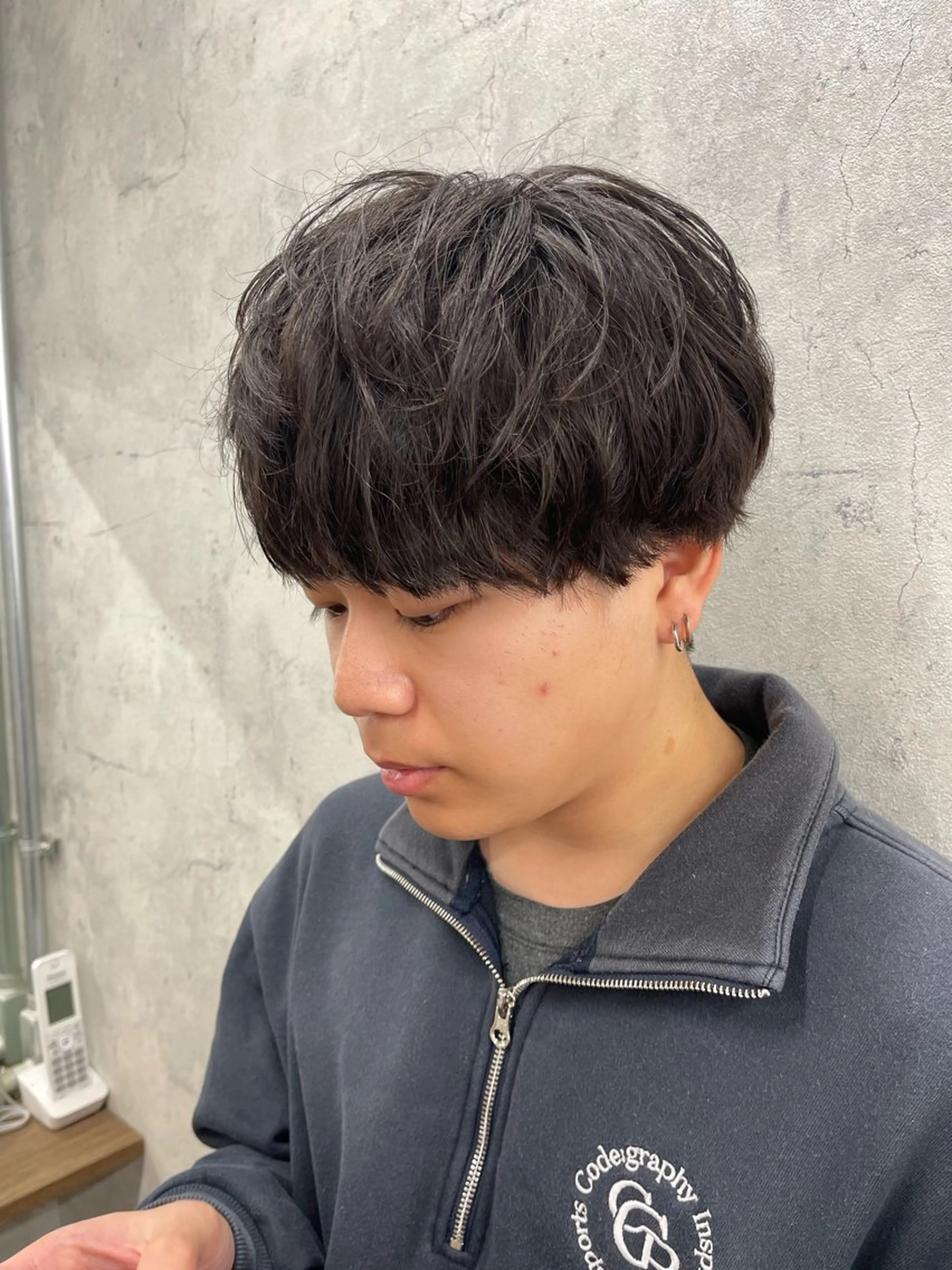 パーマ メンズ カット パーマ ✨メンズ支持率no1 野上✨のヘアスタイル