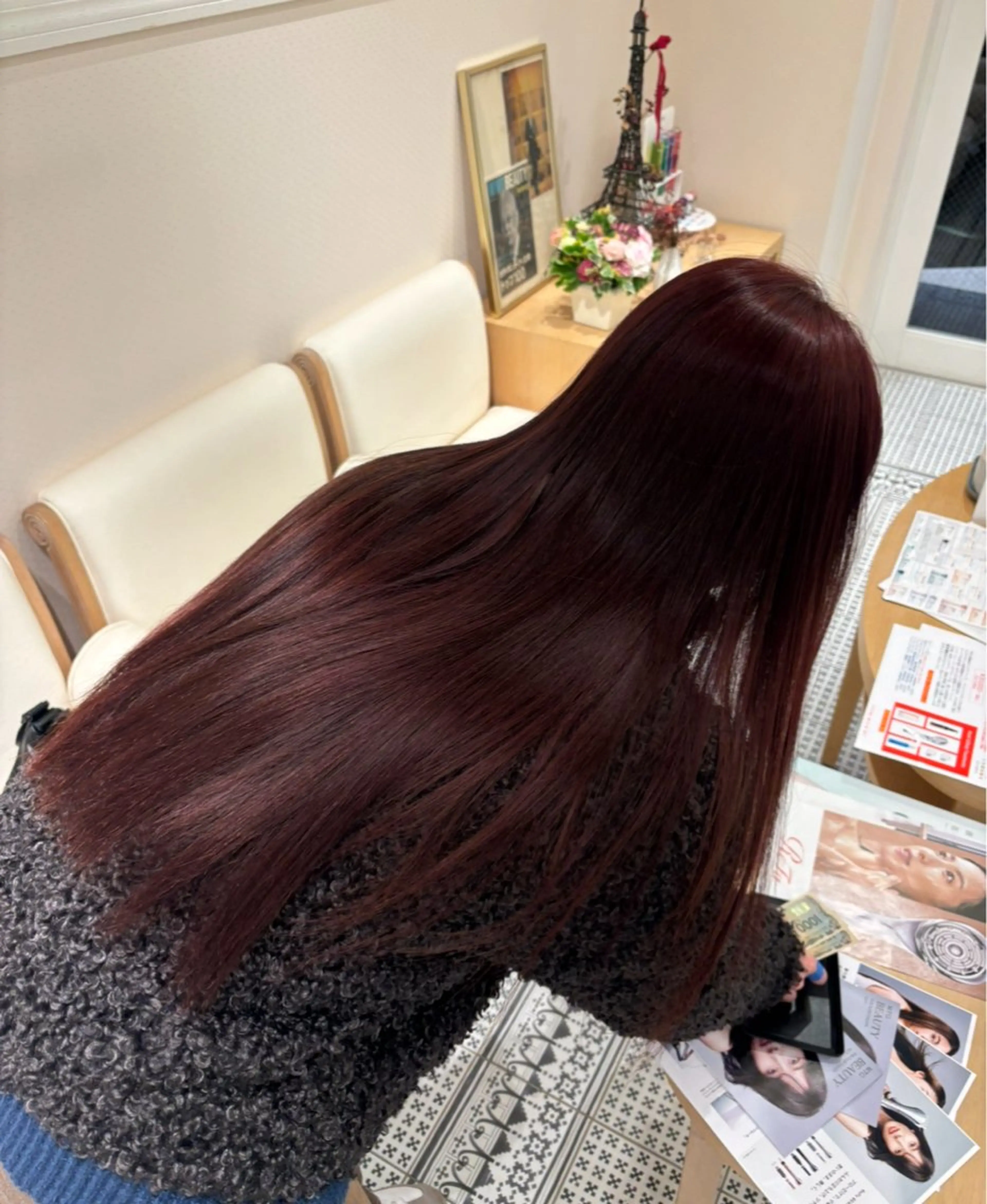 カラー レッドカラー Les Saisons EX 大宮店所属・間島 叶のヘアスタイル