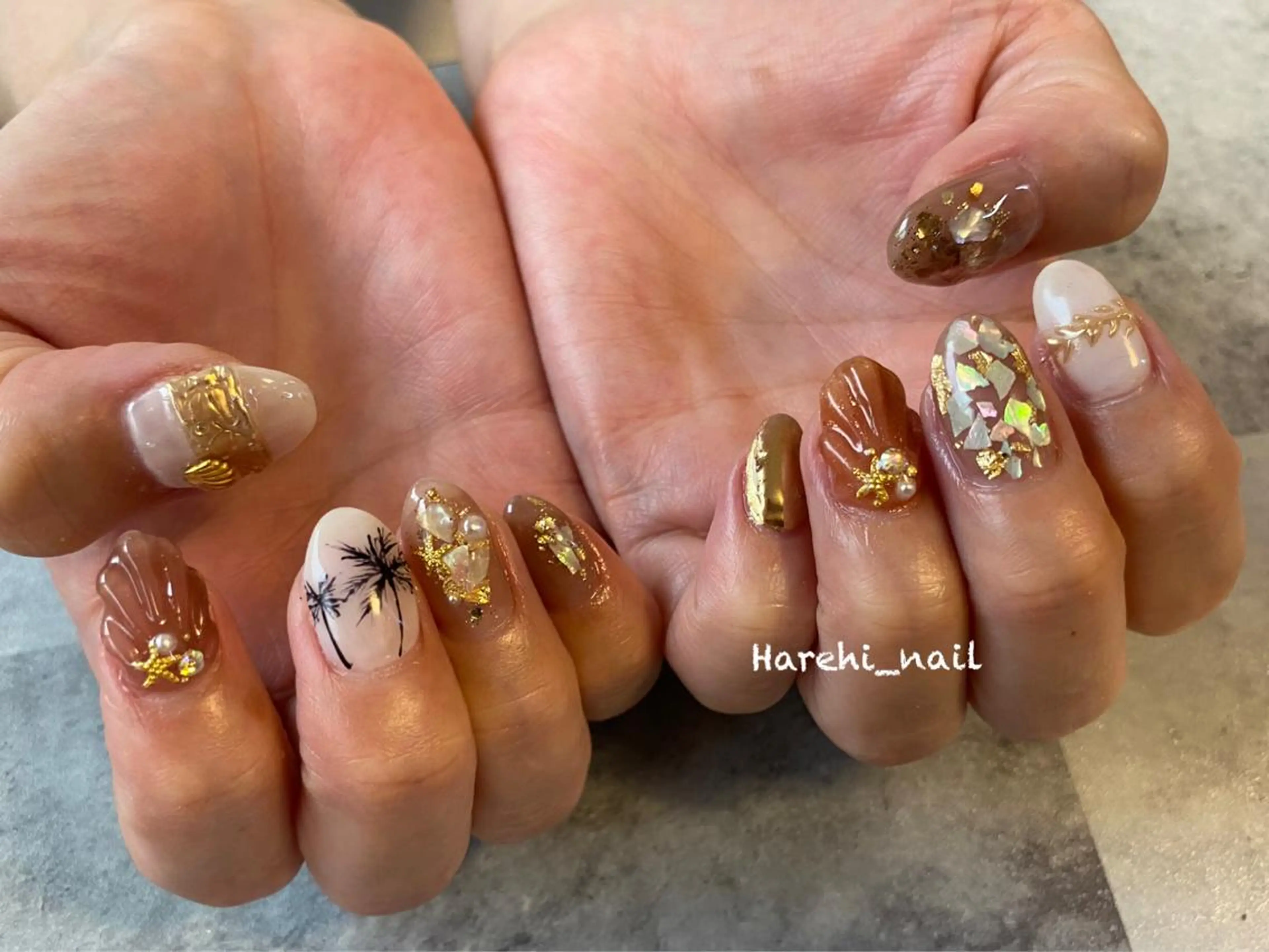 ネイル ハンドネイル Harehi_ nailのネイルデザイン