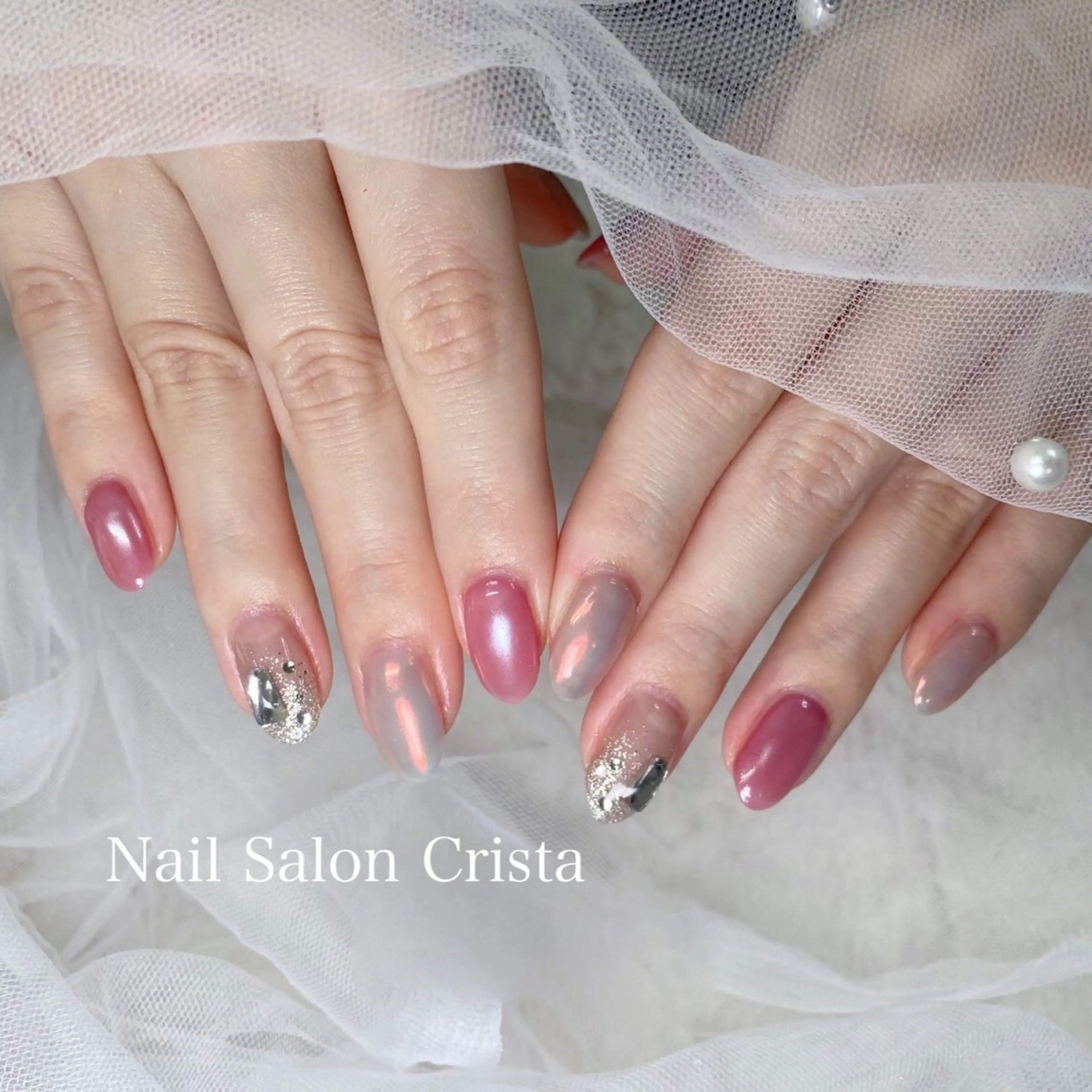 ネイル ジェルネイル パラジェル ハンドネイル CRISTA所属・CRISTA MOMOのネイルデザイン