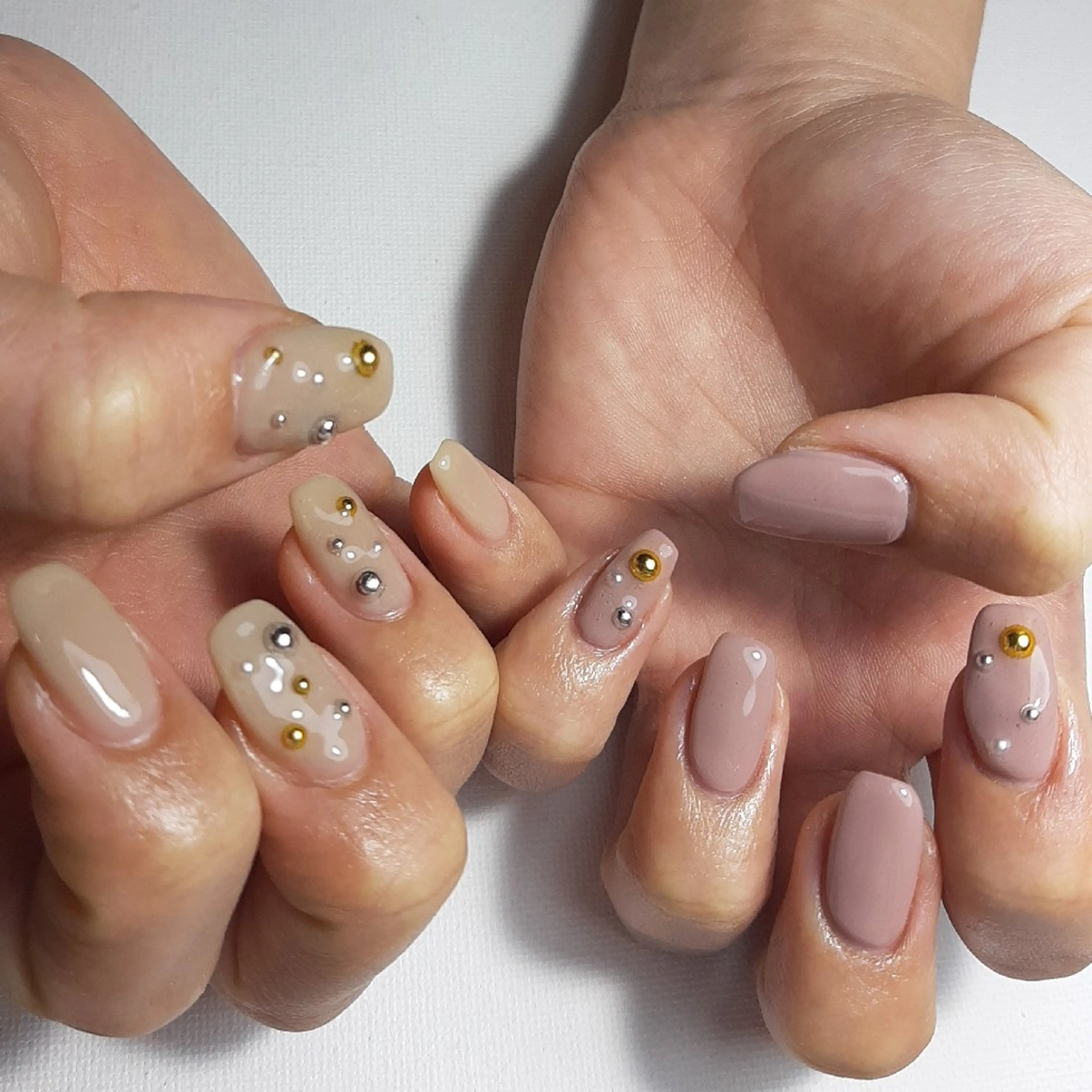 ネイル ジェルネイル 持ち込み ショートネイル owlnail /持込みデザイン専門のネイルデザイン
