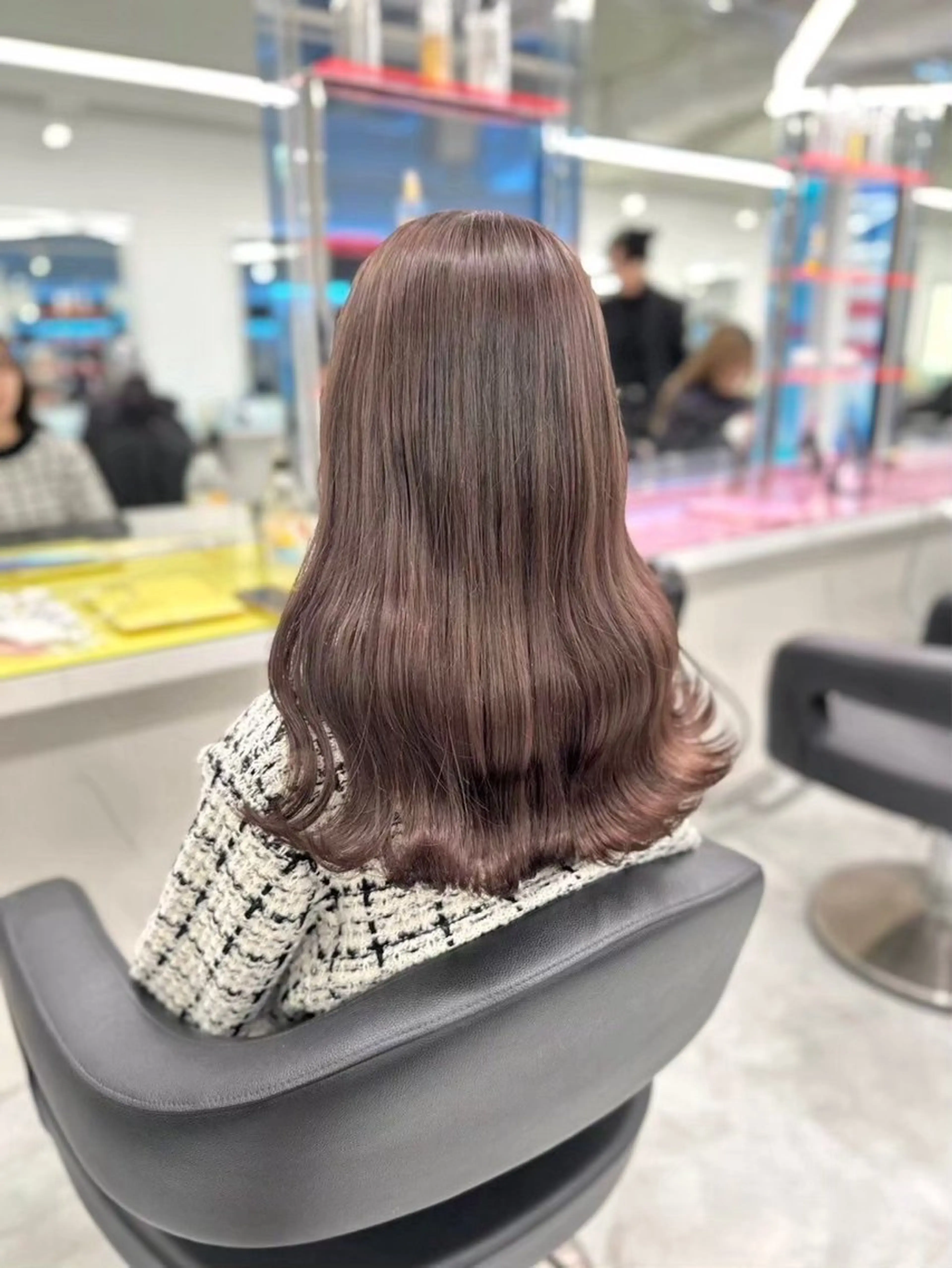 セミロング カラー ヘアアレンジ トレンド暖色/ sayaka🍒のヘアスタイル