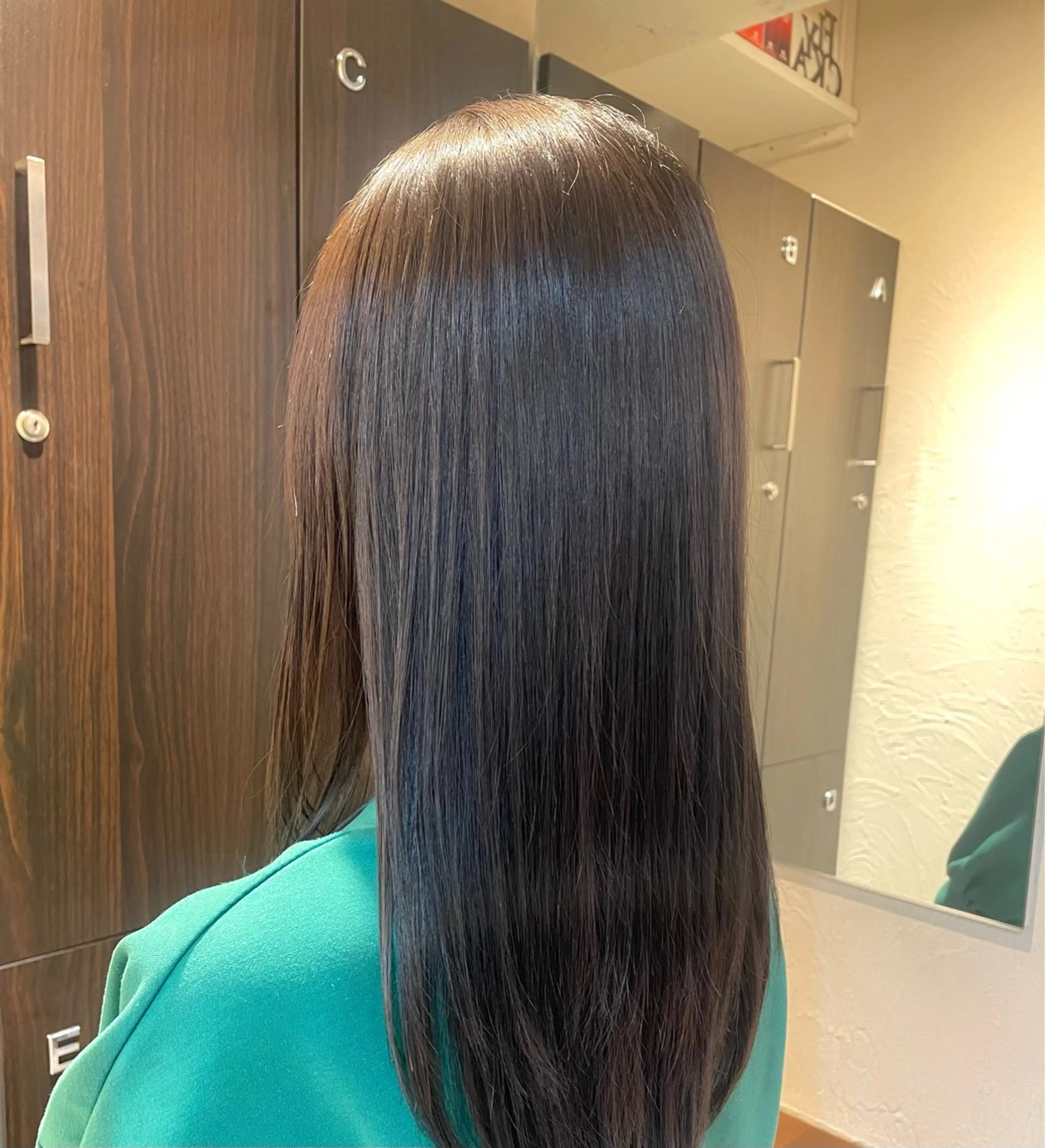 ロング アッシュ 縮毛矯正 ショート✂︎ ゆるパーマKANOのヘアスタイル