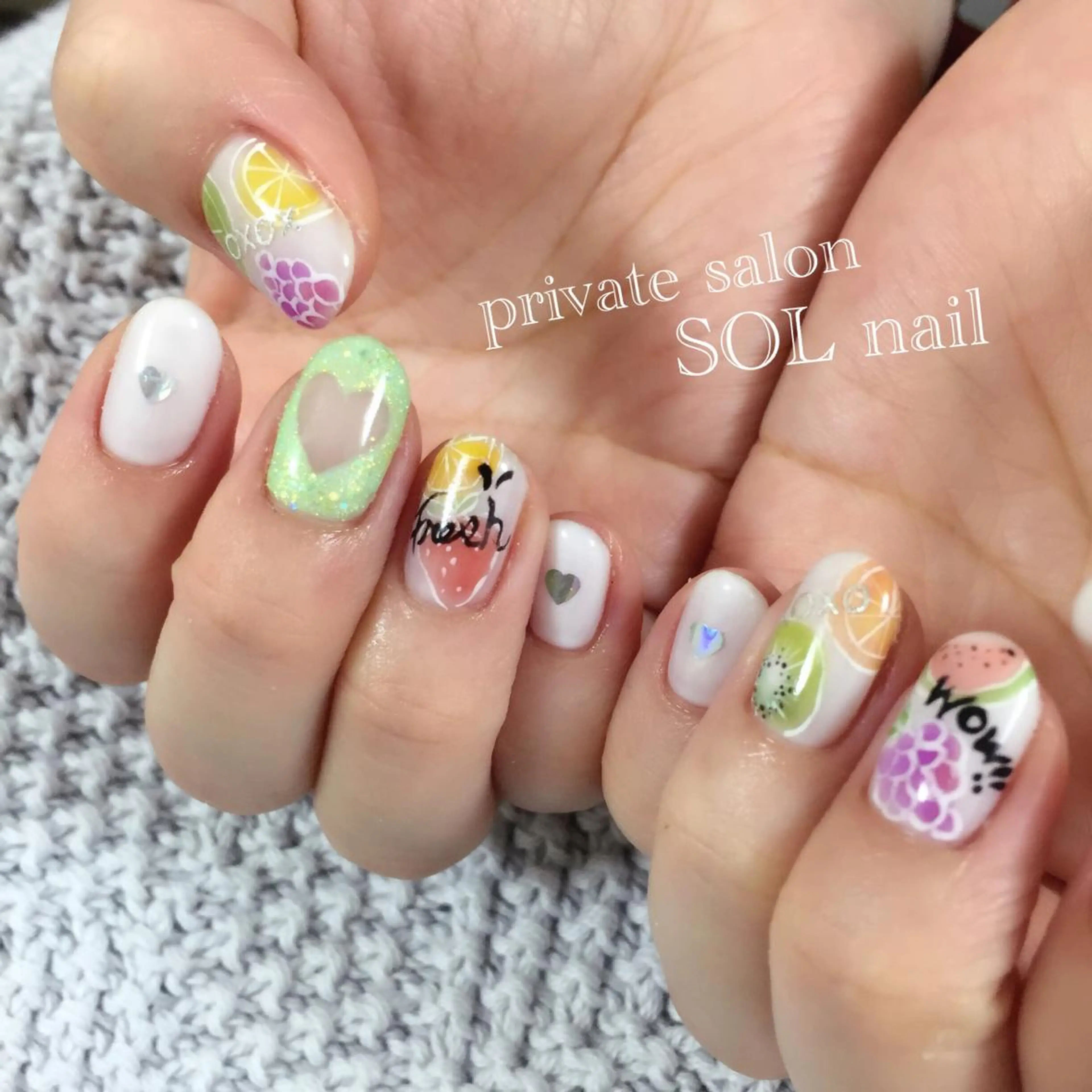 ネイル ハンドネイル SOL NAILのネイルデザイン