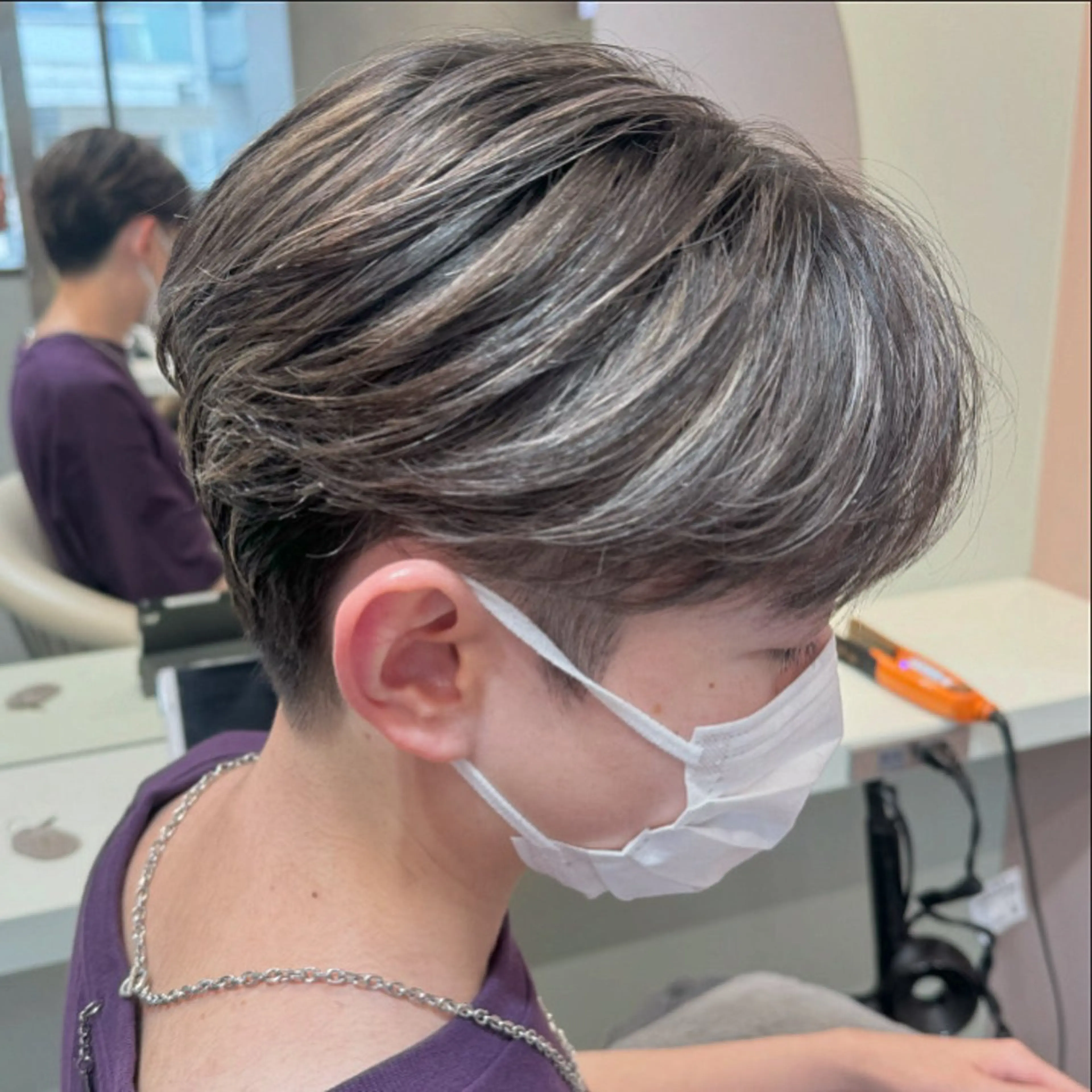 ショート カラー ヘアアレンジ メンズ カット ヘアカラー 🔶似合わせセンター パート/ヤス🔶のヘアスタイル