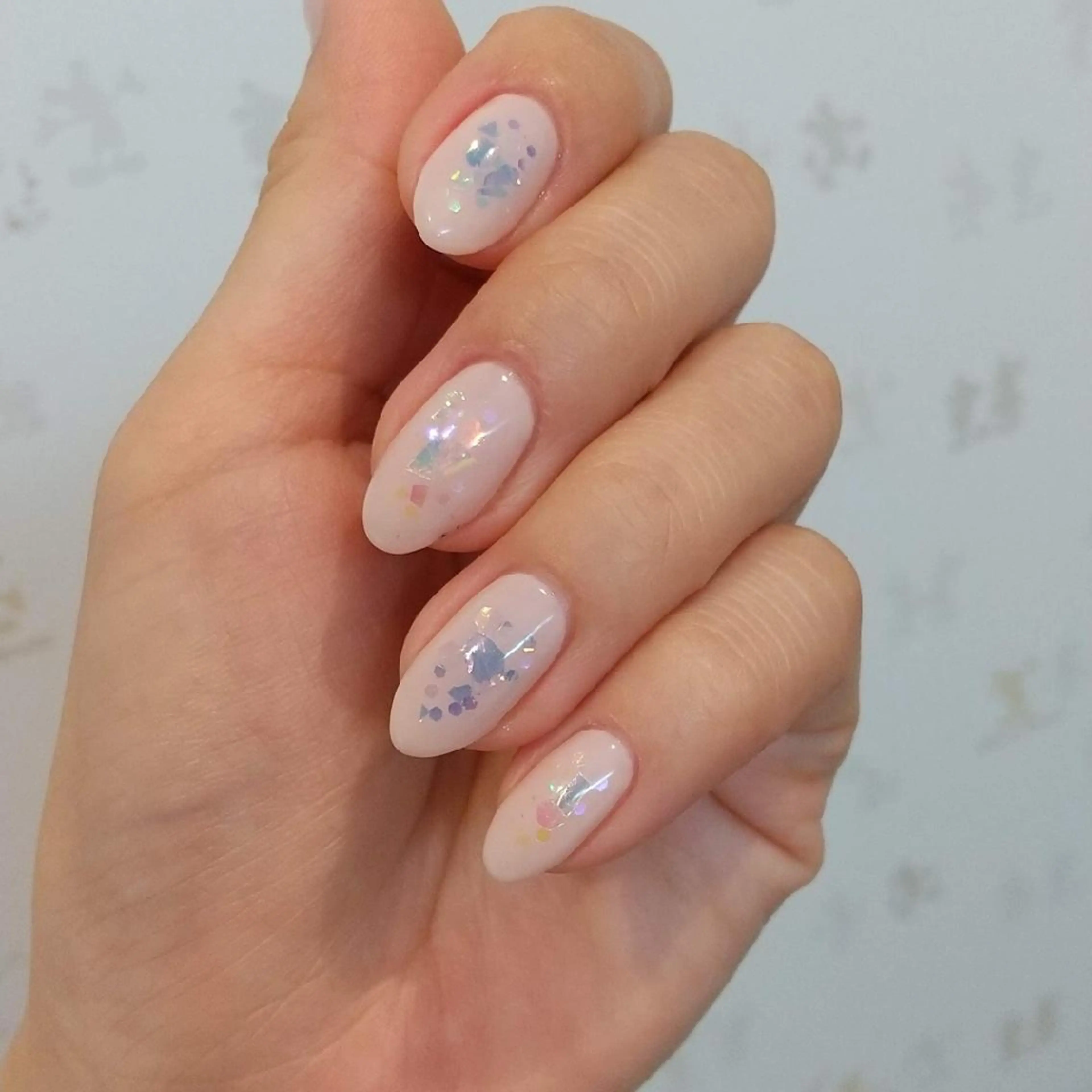 ネイル ホログラムネイル ワンカラーネイル improve /mamiのネイルデザイン