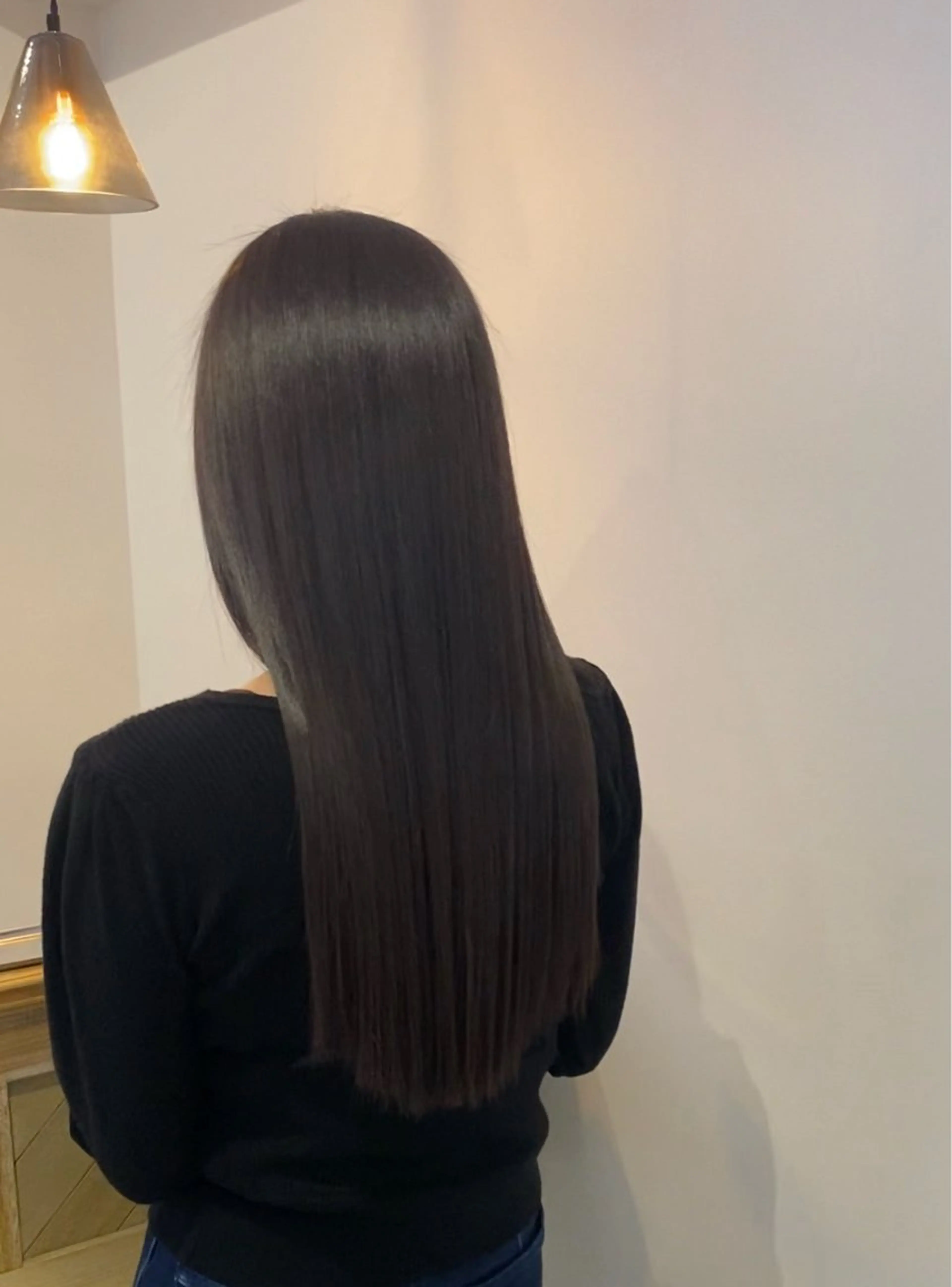 ミニモ限定価格☆人気No.3艶髪♪髪質改善inケアカラー＋カット＋超音波付き質改善トリートメント（スタンダード）の写真