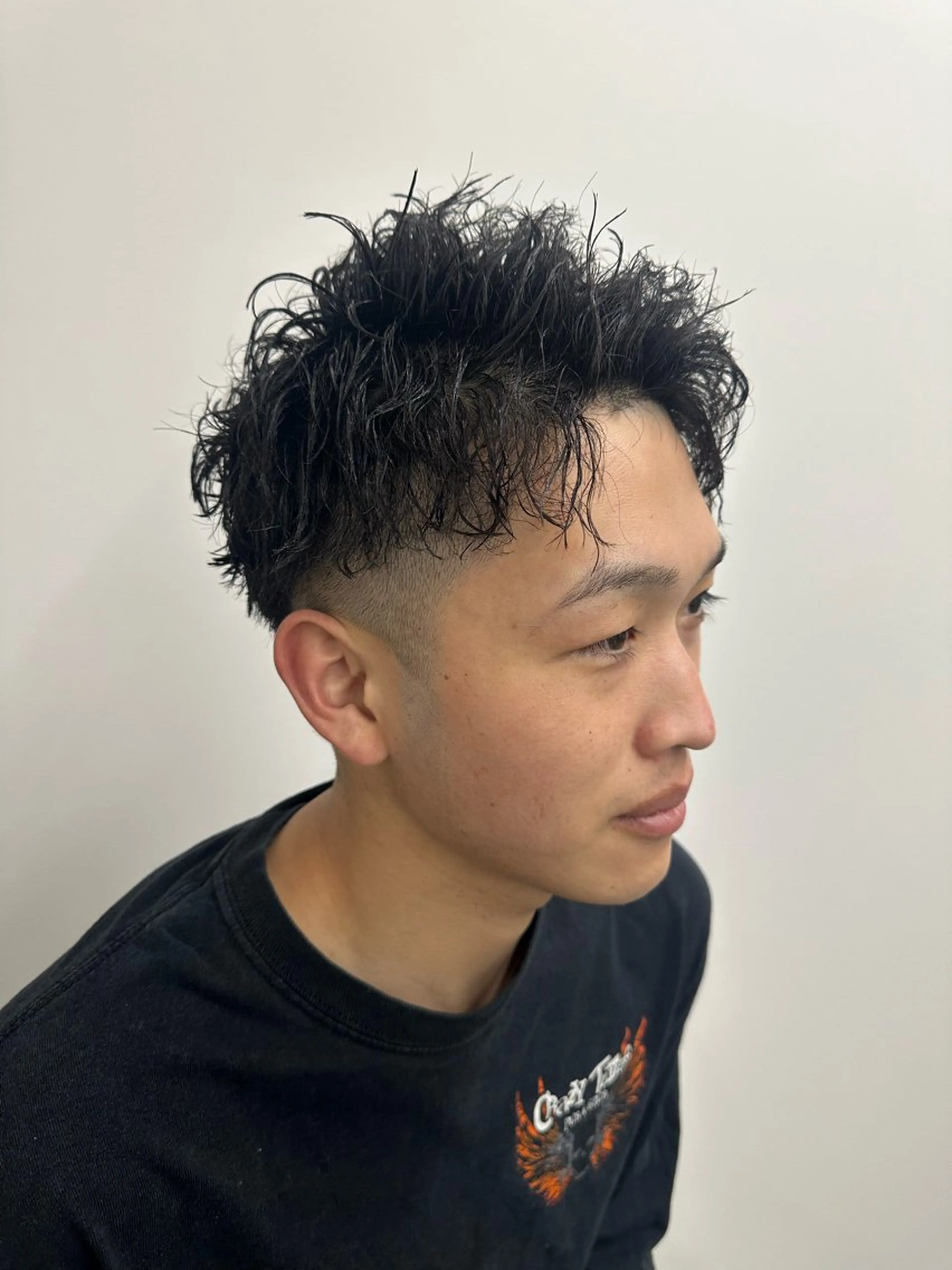メンズ メンズパーマ カット パーマ 中村 虎のヘアスタイル