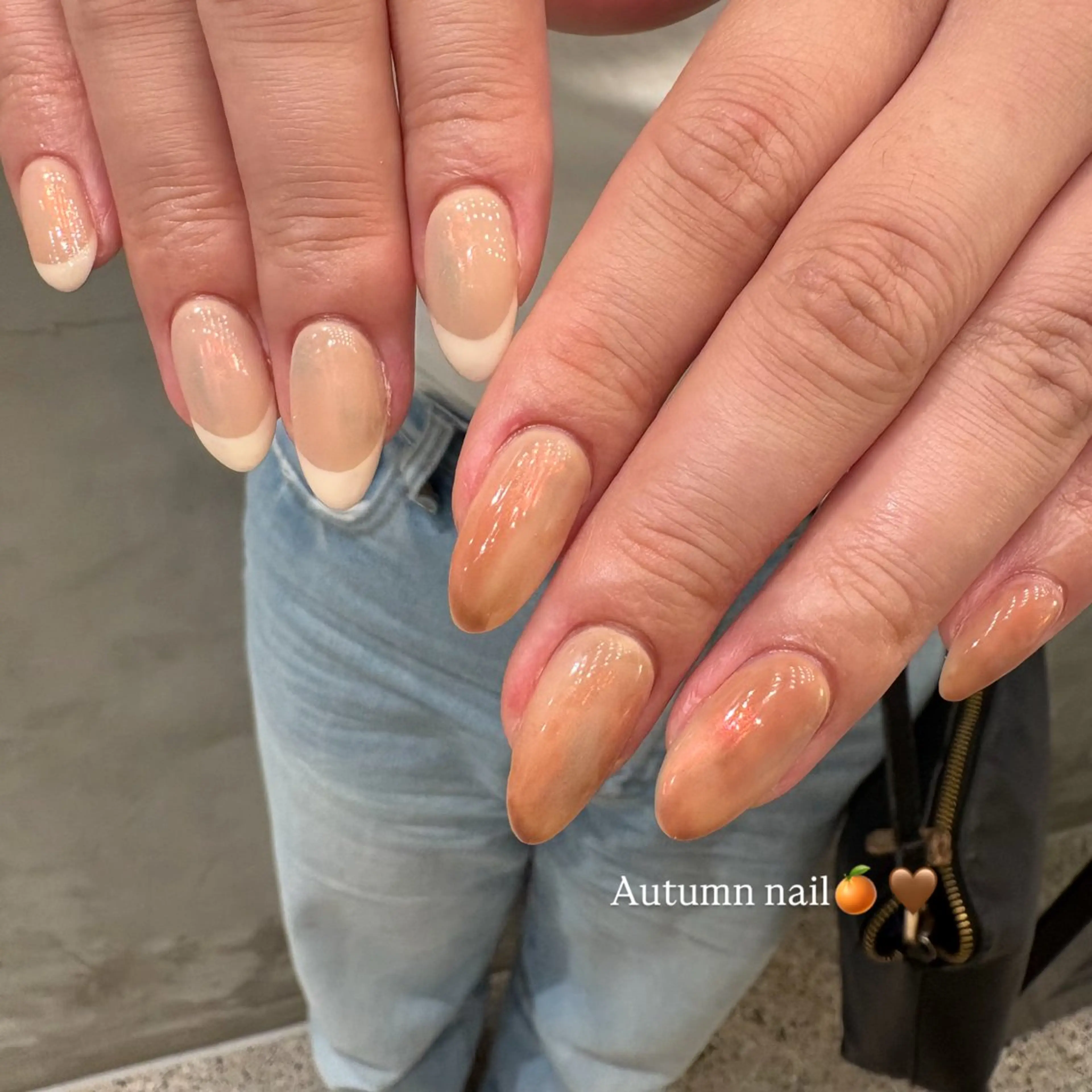 ネイル ニュアンスネイル ハンドネイル She nail studio 原宿所属・パラジェル有/ スカルプ/mahoのネイルデザイン