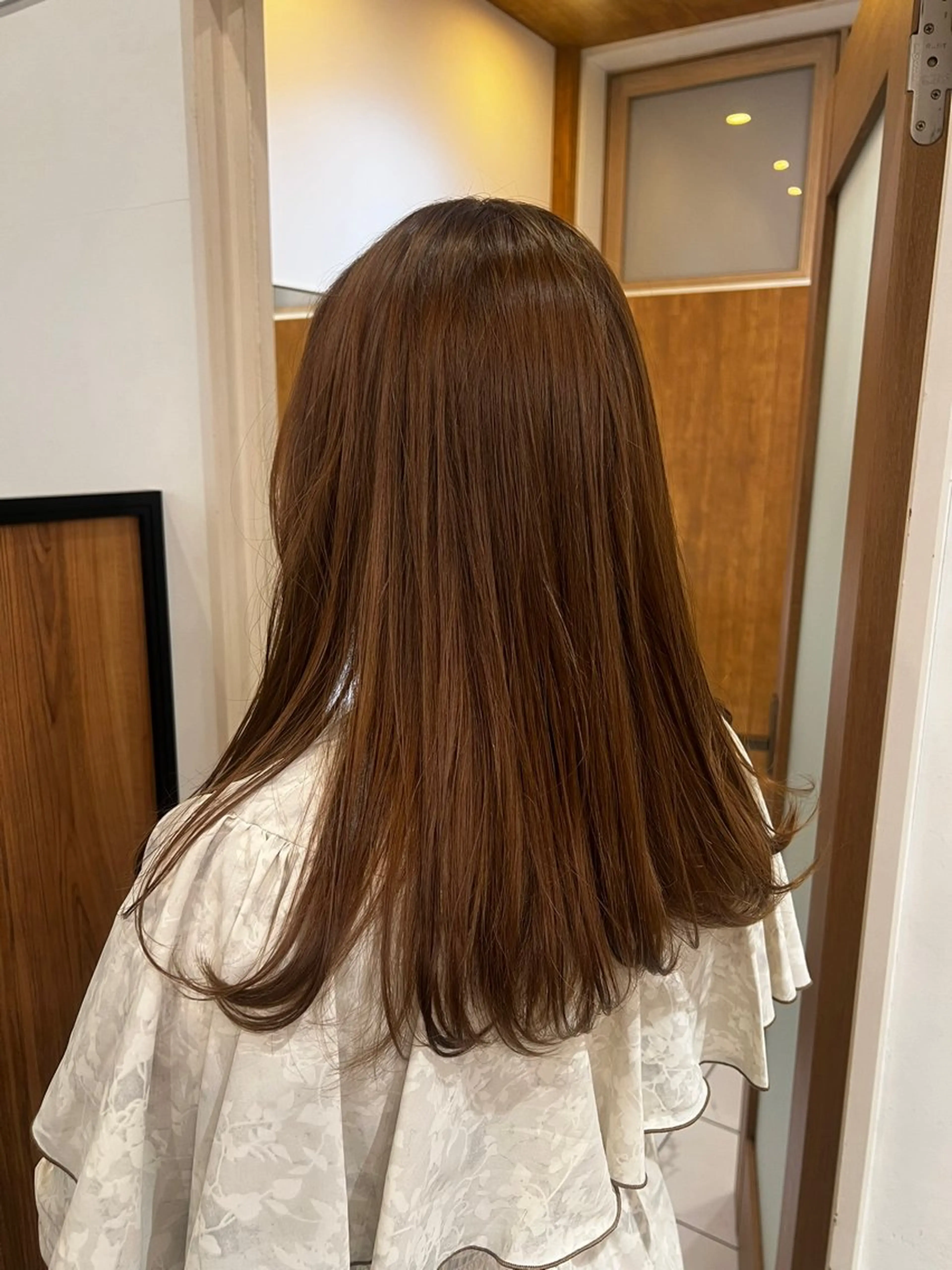 ミディアム カラー イルミナカラー トーンアップ🦢 ユメのヘアスタイル