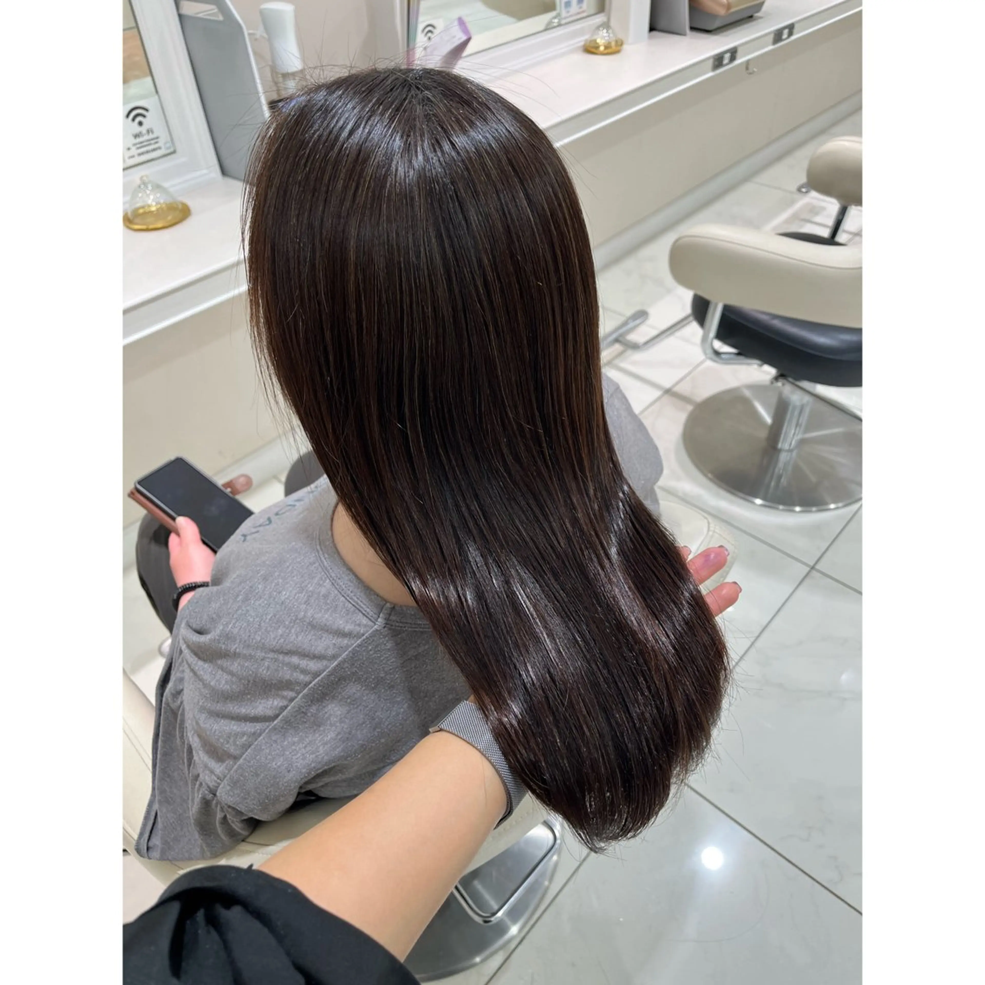 ロング パーマ 韓国ヘア 🎀中川綾乃🎀のヘアスタイル