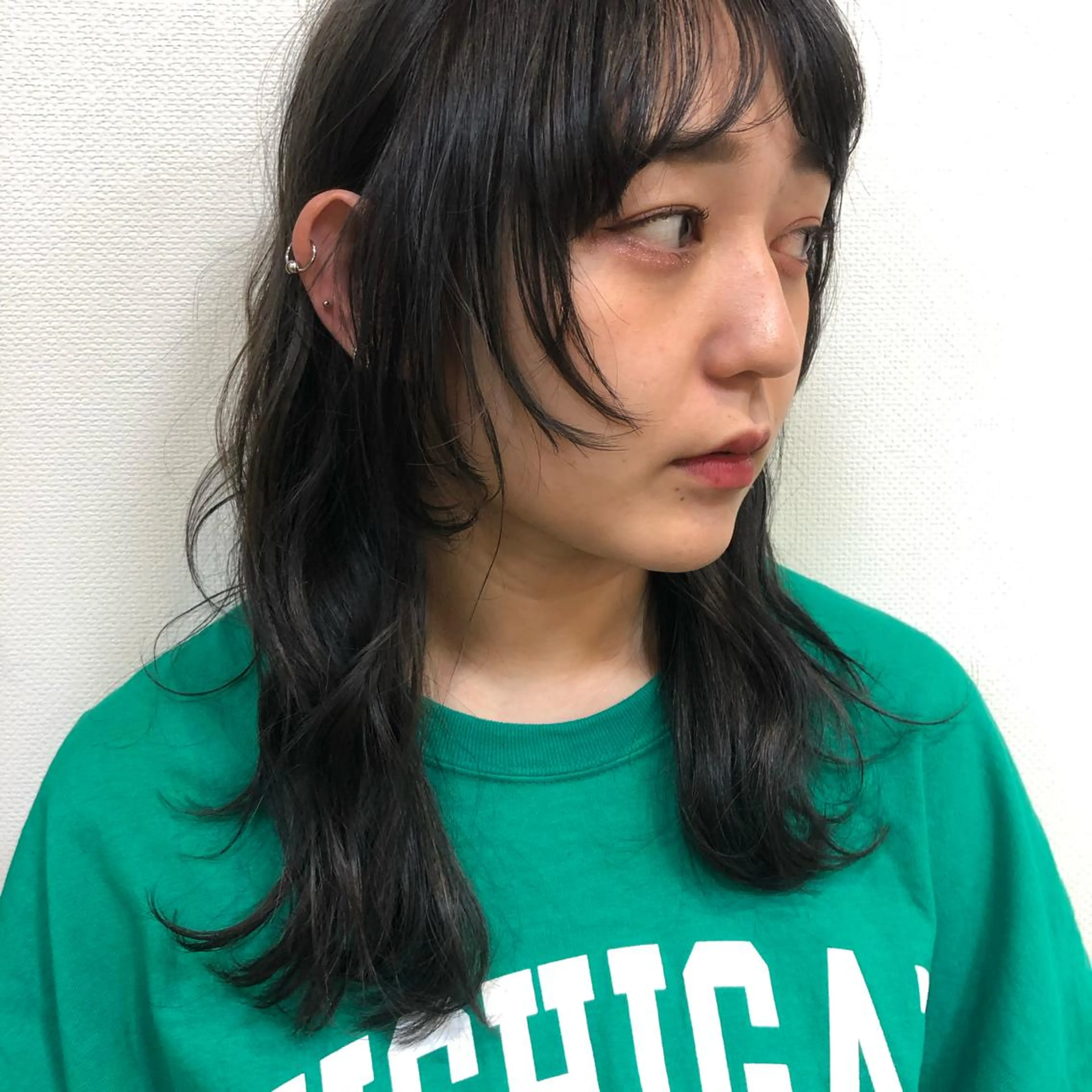 セミロング カラー ヘアアレンジ ❣️倉敷❣️美髪 カラー能登一成のヘアスタイル