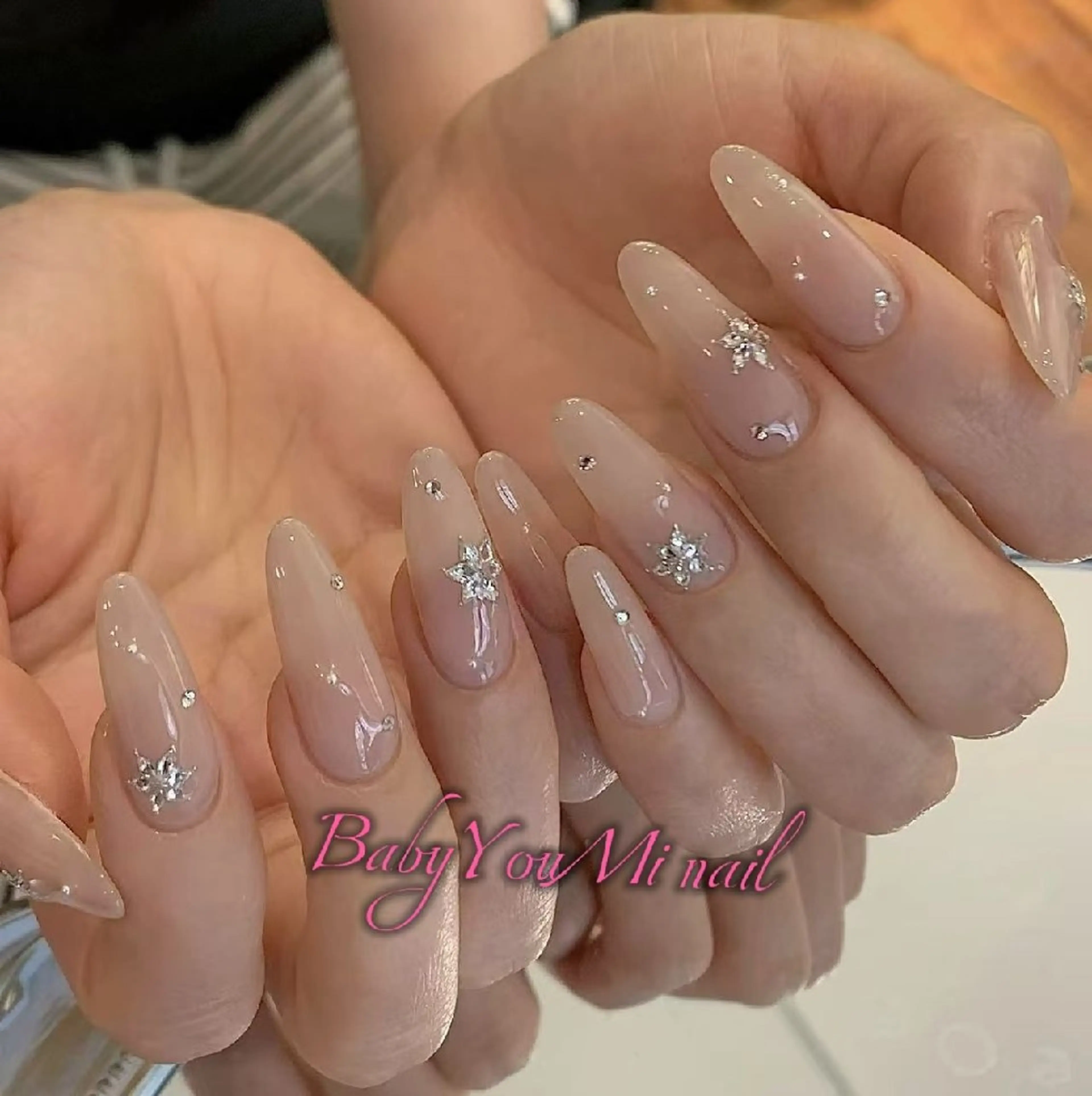 ネイル オーロラネイル フラワーネイル フットネイル フレンチネイル ジェルネイル ハンドネイル Oomiya 服部のネイルデザイン