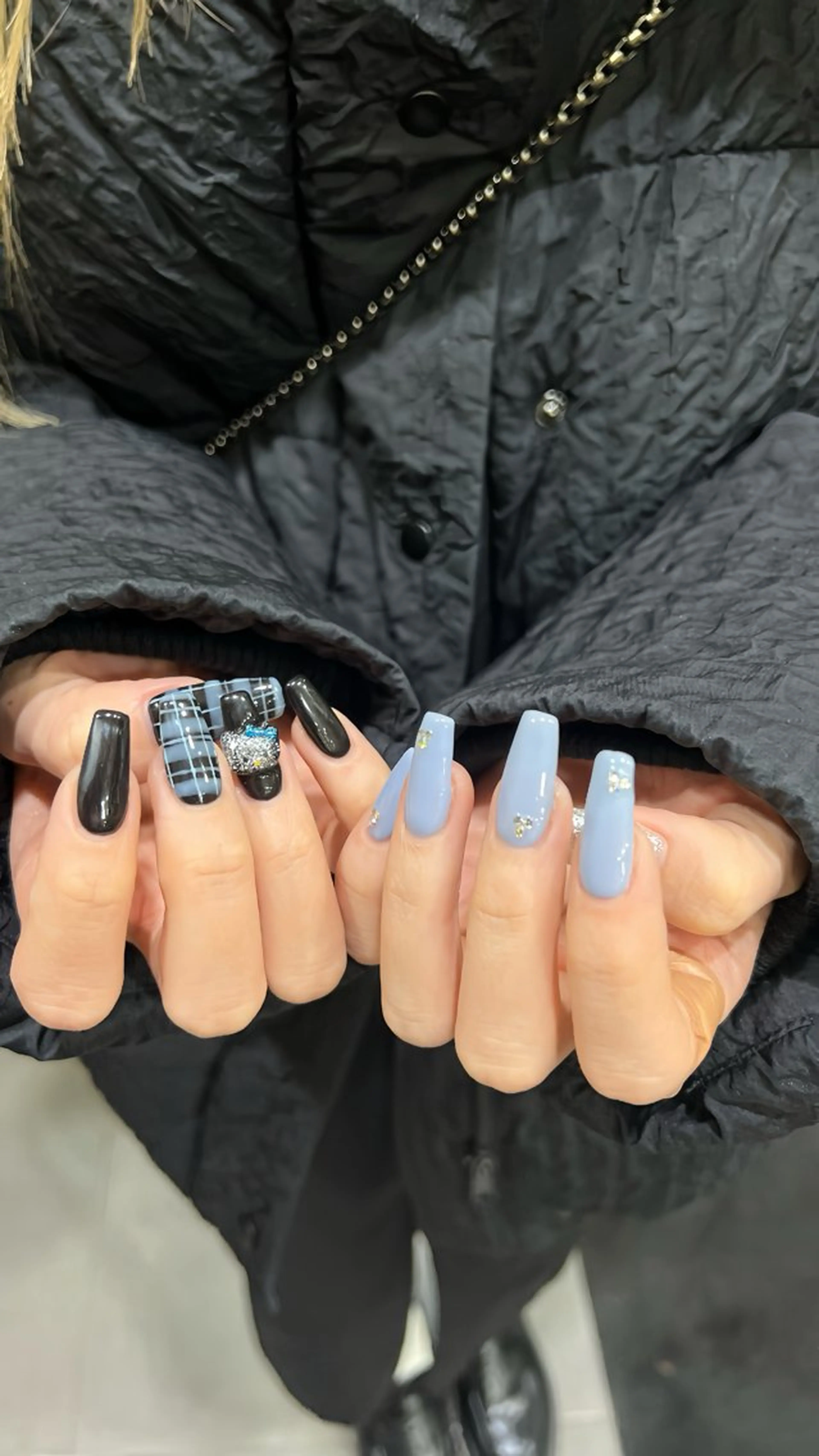 ネイル ハンドネイル 韓国🩶Y2Kネイル 💫くれはのネイルデザイン