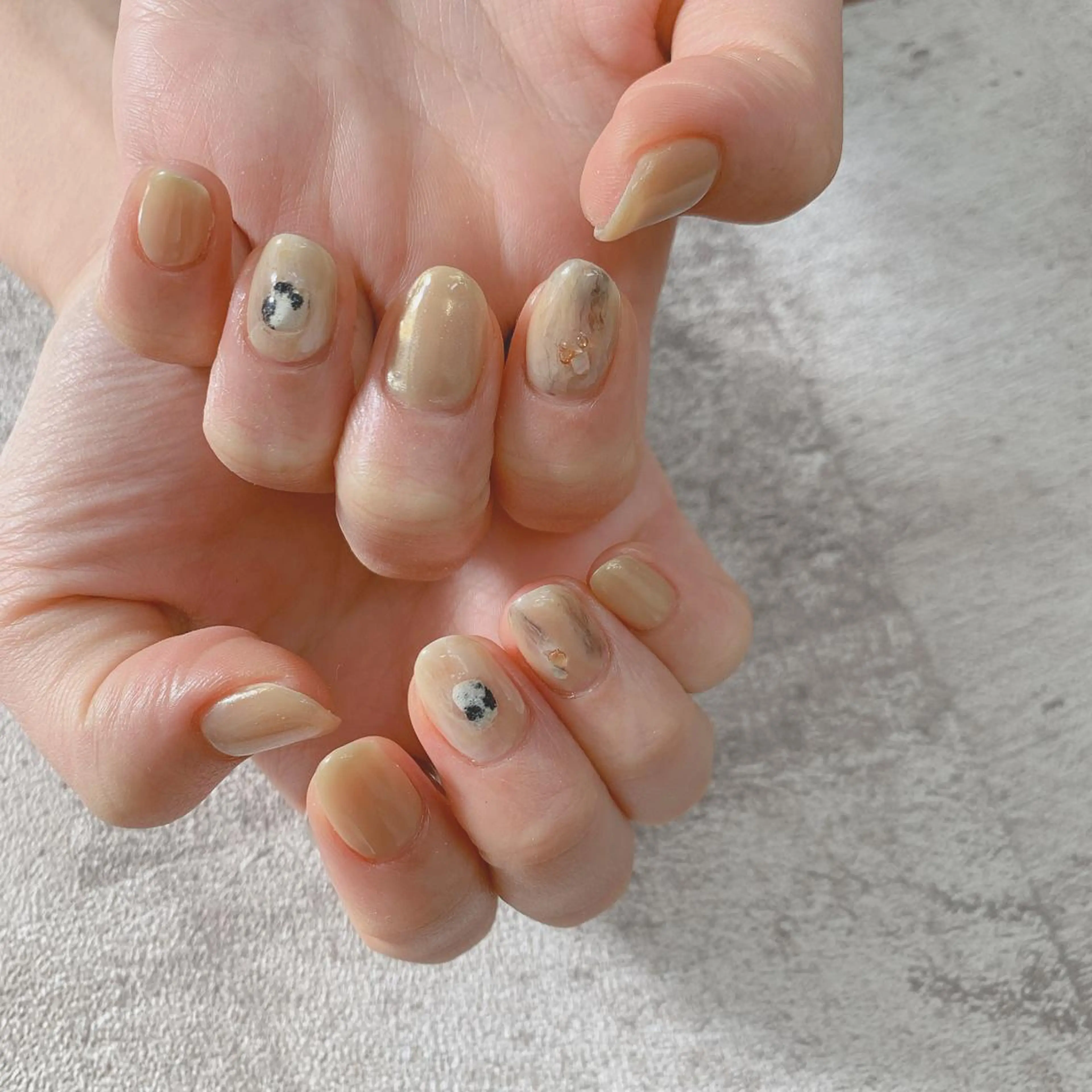 ネイル ハンドネイル nailsalon makoto所属・新宿ニュアンスネイル makotoのネイルデザイン