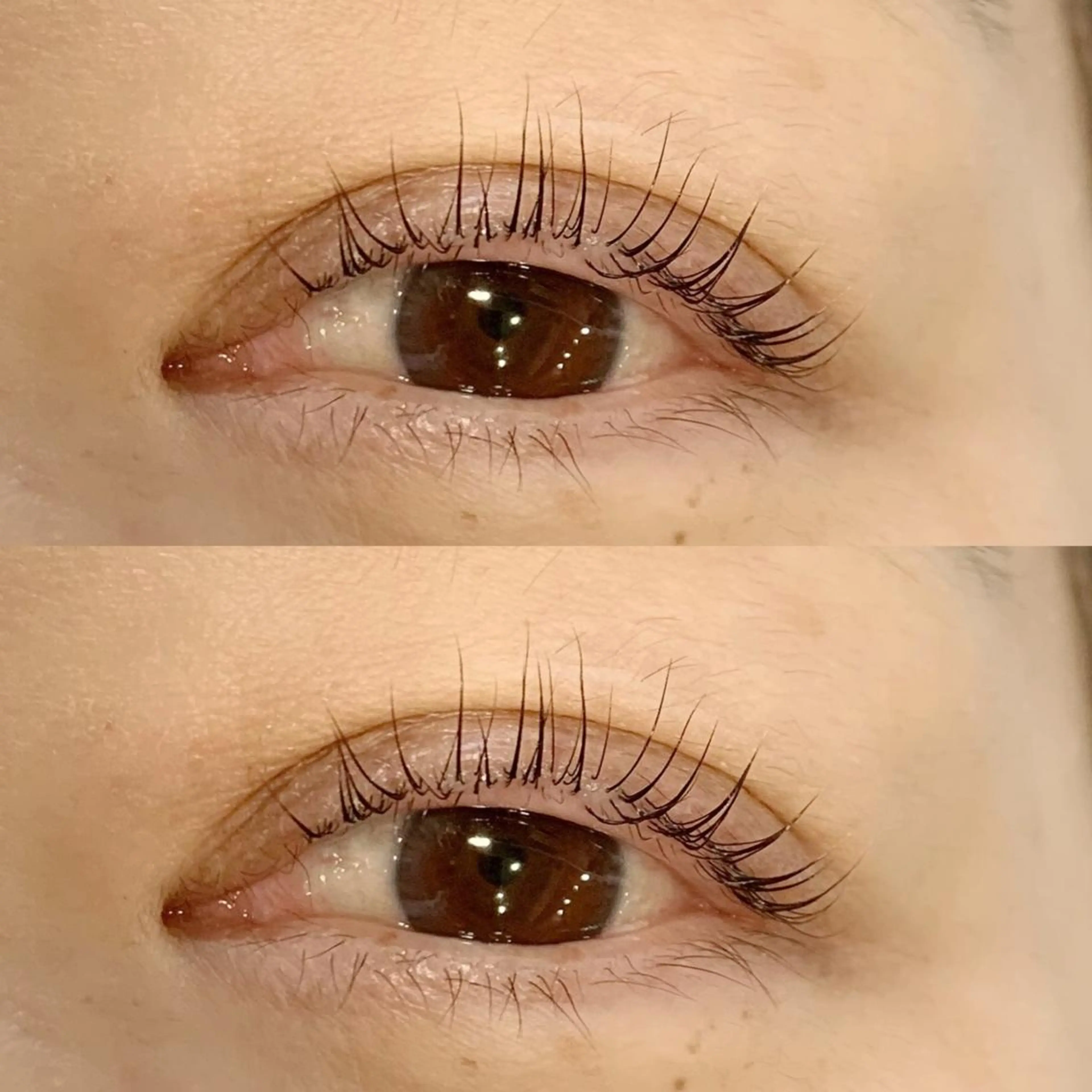 マツエク・マツパ 束感まつ毛 カラーマツエク フラットラッシュ ナチュラル パリジェンヌラッシュリフト 猪熊 栞のマツエク・マツパデザイン