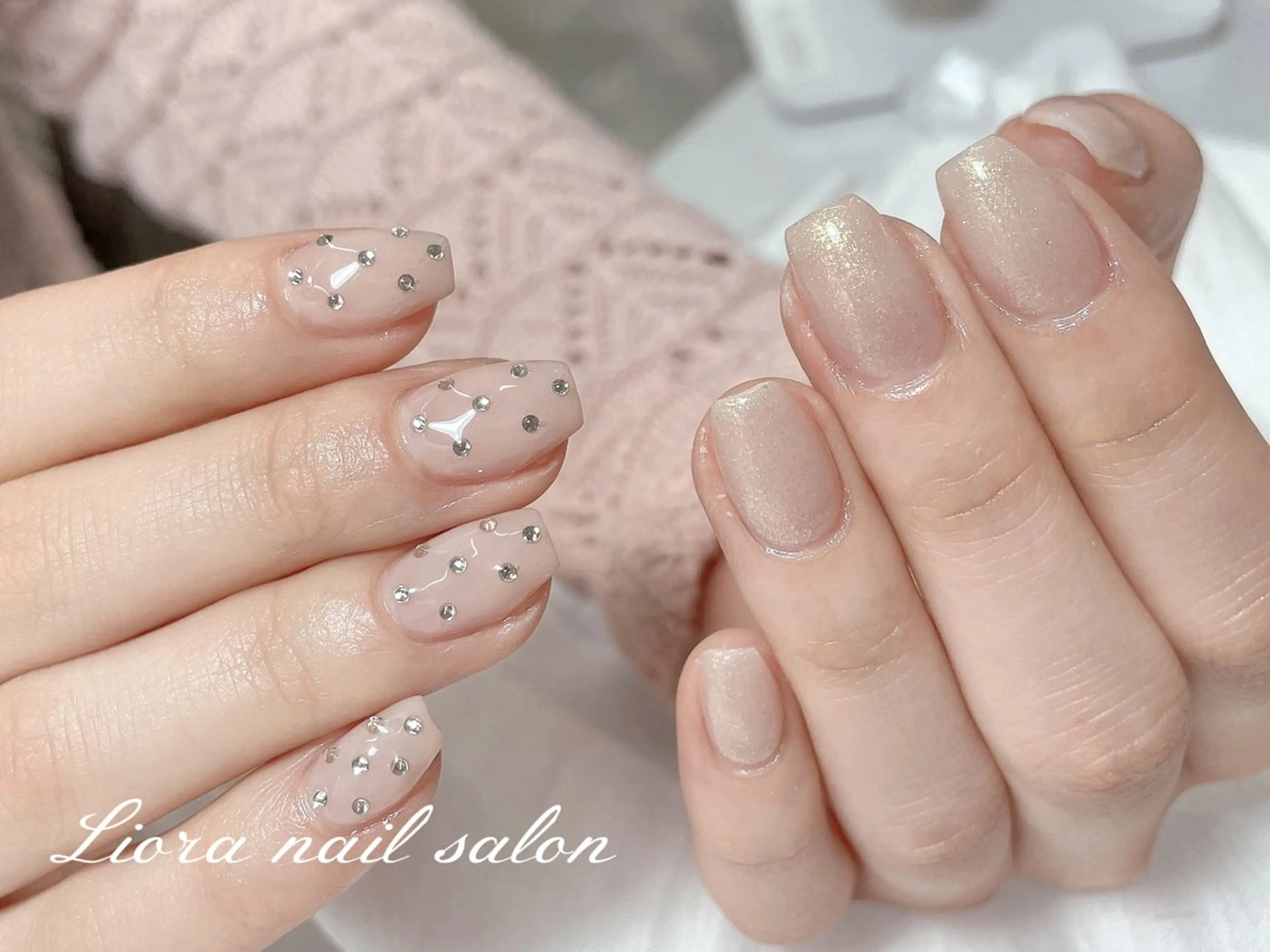 ネイル チークネイル フットネイル フレンチネイル ジェルネイル ガーリー ハンドネイル Liora nail スカルプ専門店のネイルデザイン
