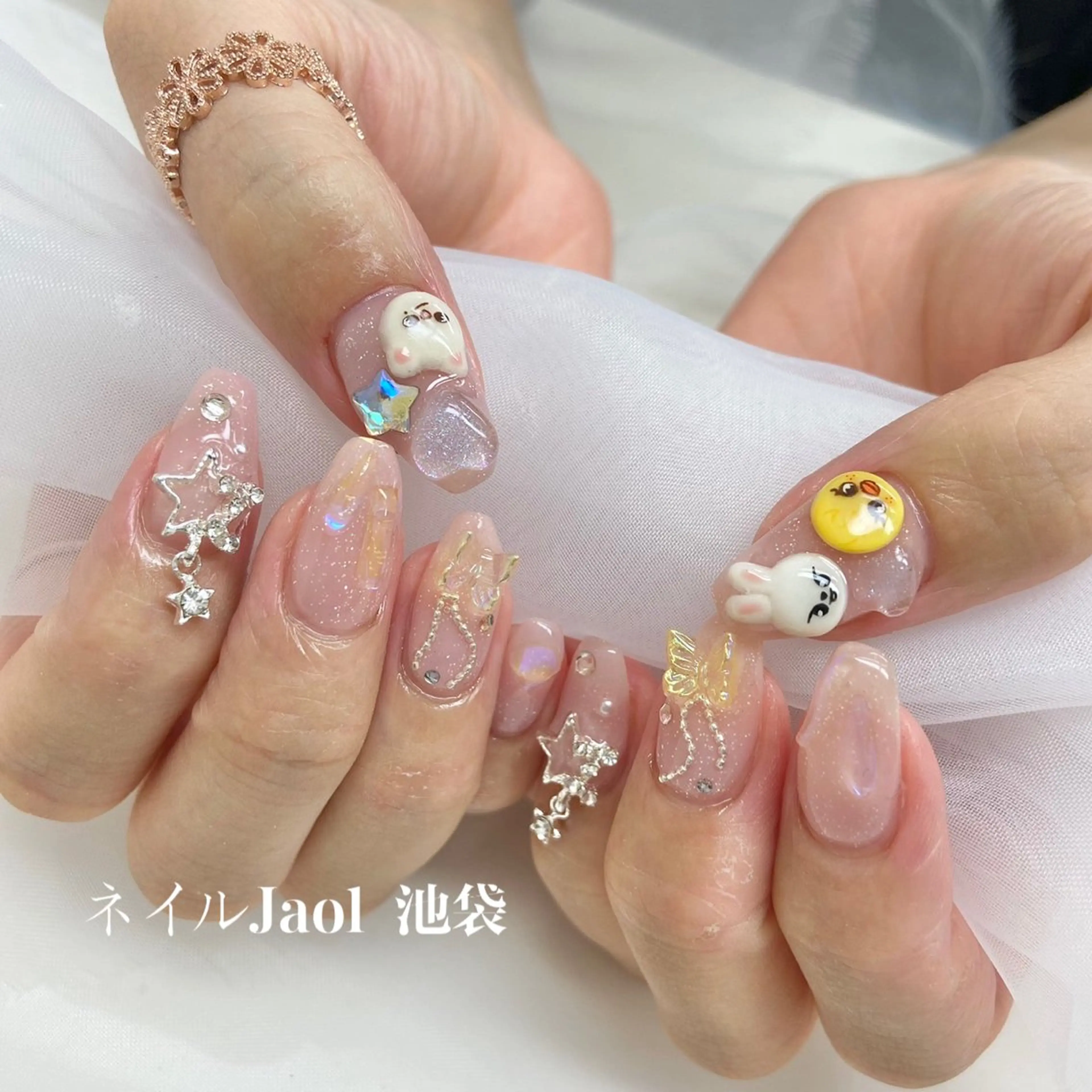 ミディアム nail jaol池袋店所属・ネイルJaol 池袋のネイルデザイン