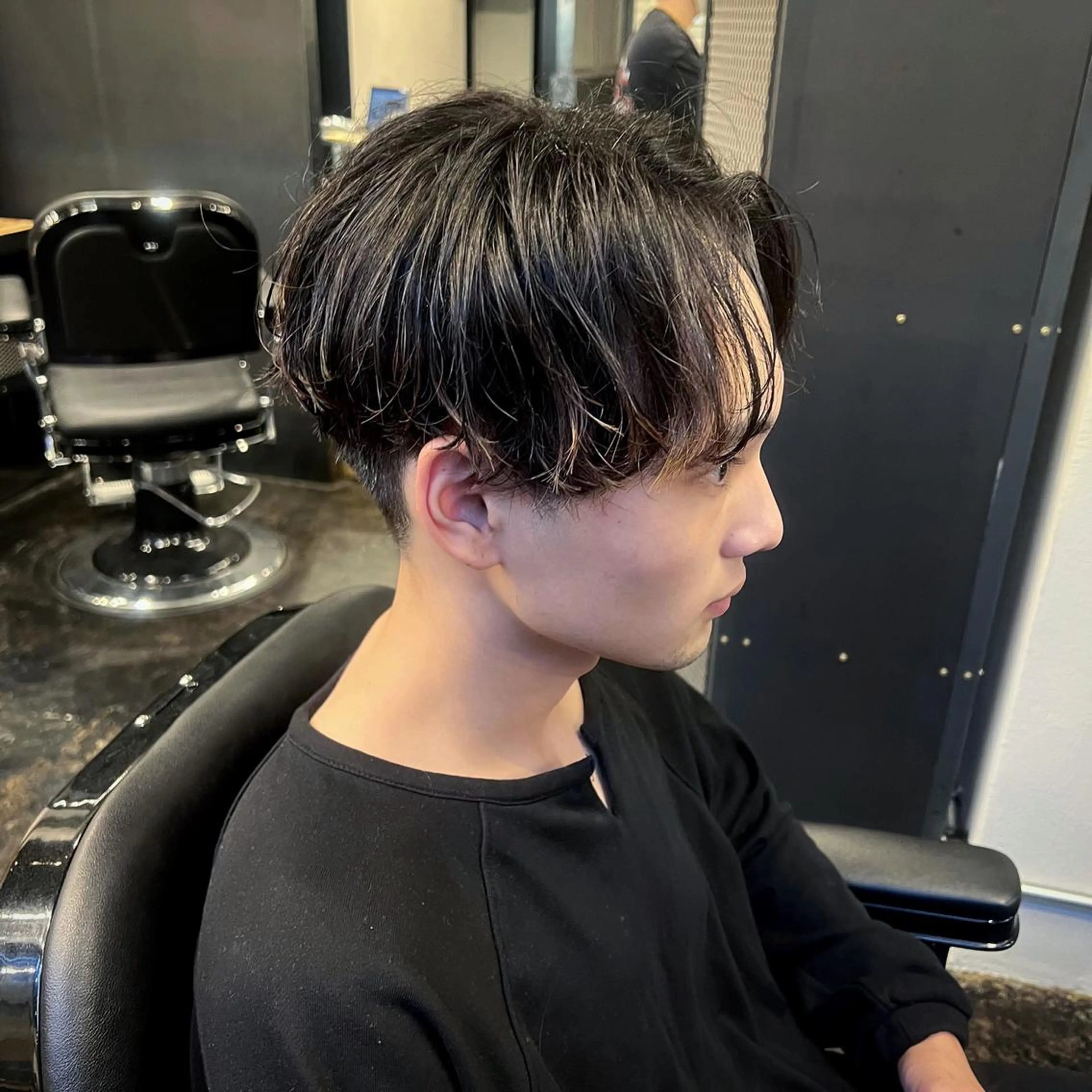 メンズ センターパート カット トリートメント ヘッドスパ メンズ特化/パーマ/ メッシュ/竜成のヘアスタイル