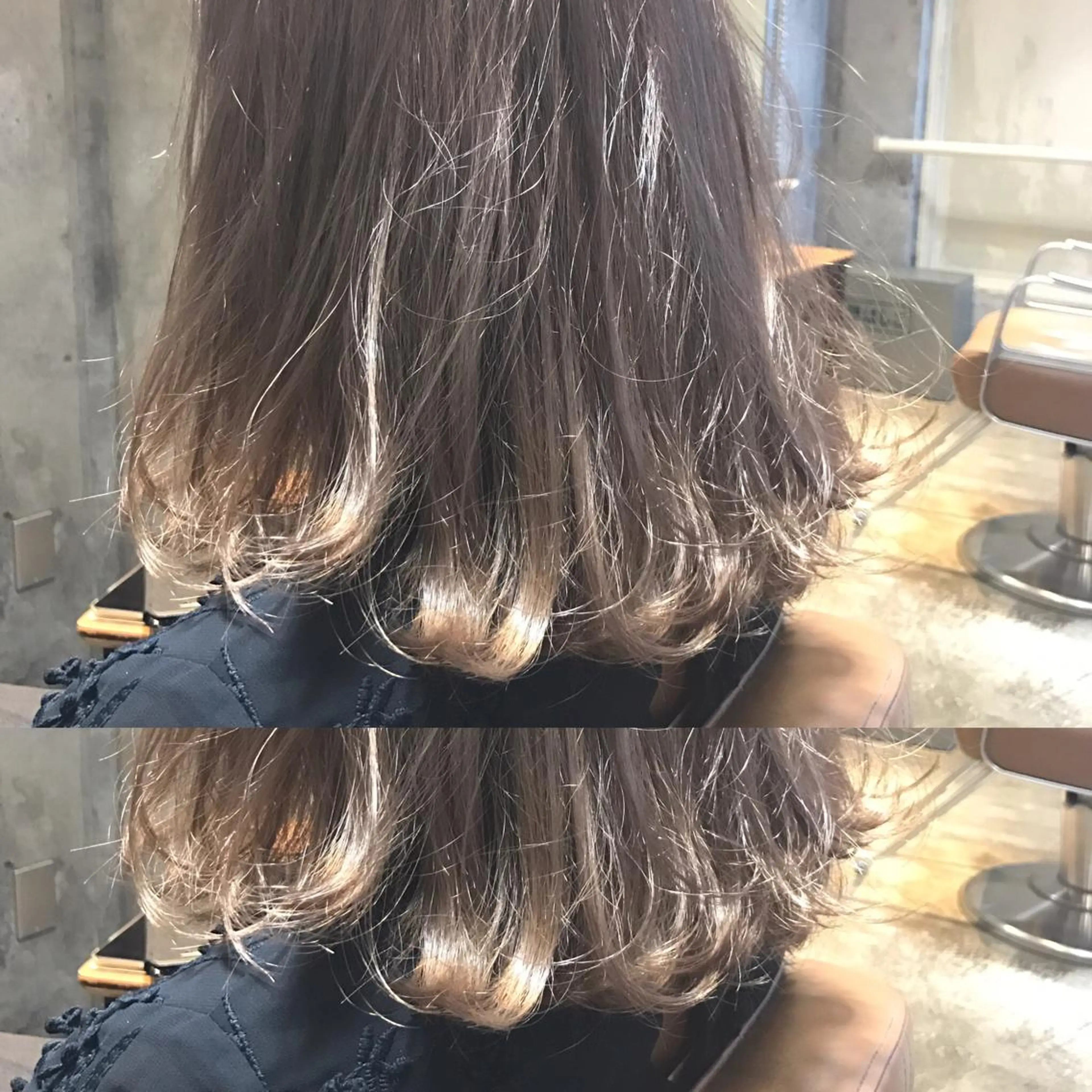 ミディアム カラー パーマ ヘアアレンジ メンズ キッズ ネイル マツエク・マツパ ベージュカラー ダブルカラー サロンドミルク 原宿のヘアスタイル