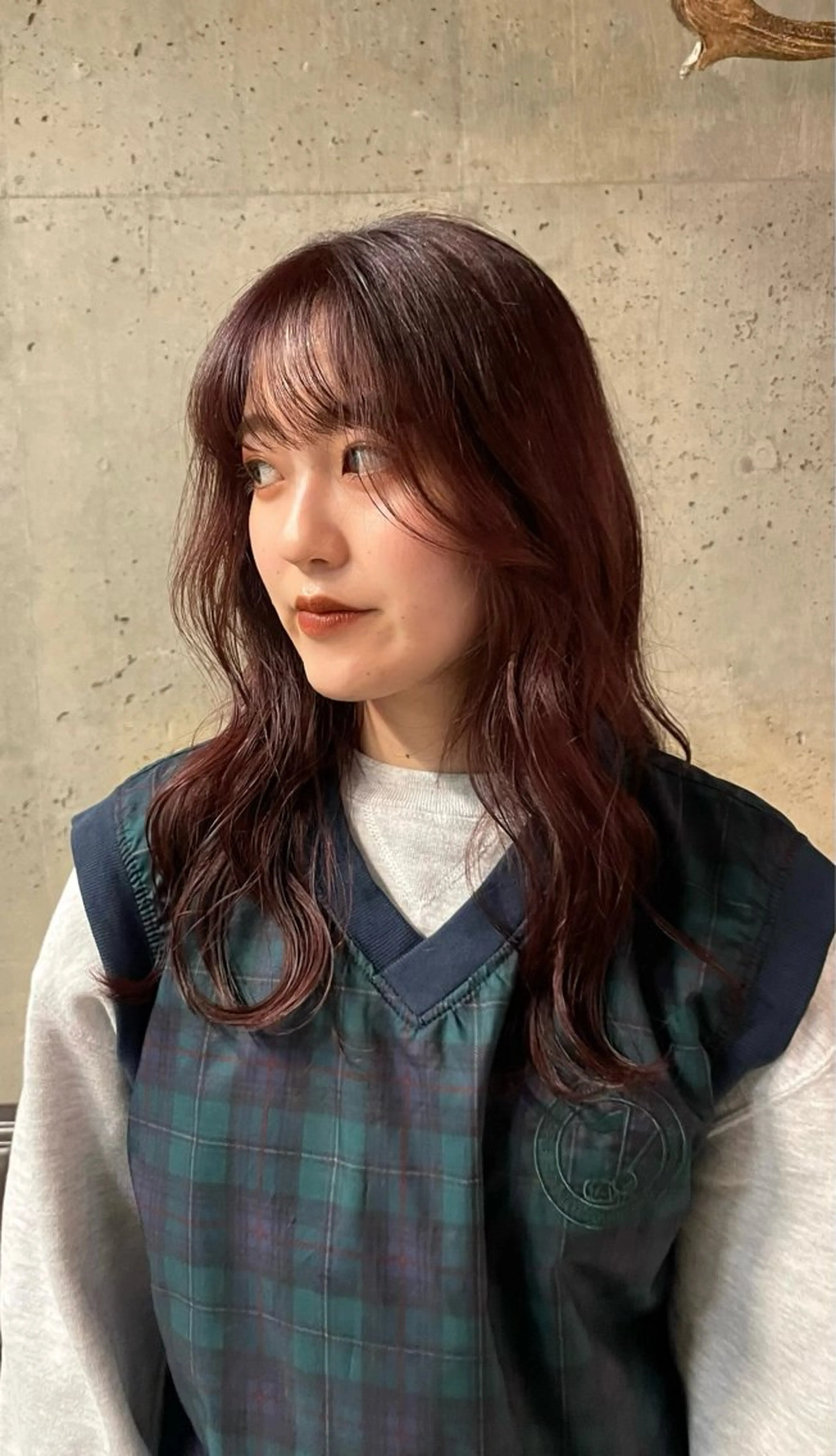 ロング ヘアカラー トリートメント muku所属・ボブ/パーマ /muku サリのヘアスタイル