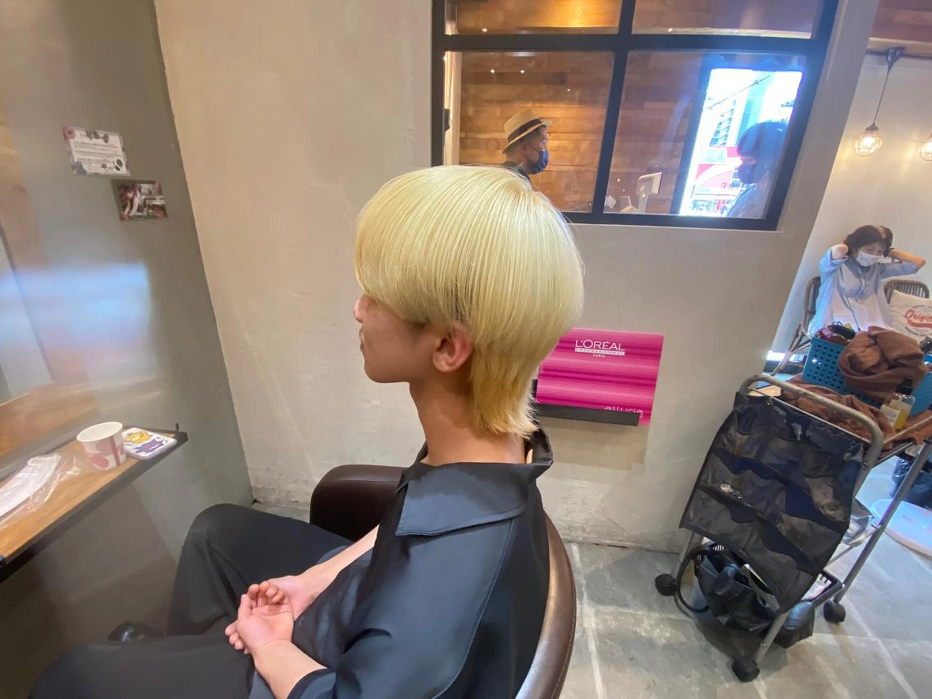 カラー メンズ 抜きっぱなしブロンド ブロンド カット ヘアカラー 韓国風cut/ 縮毛矯正/正岡幹康のヘアスタイル