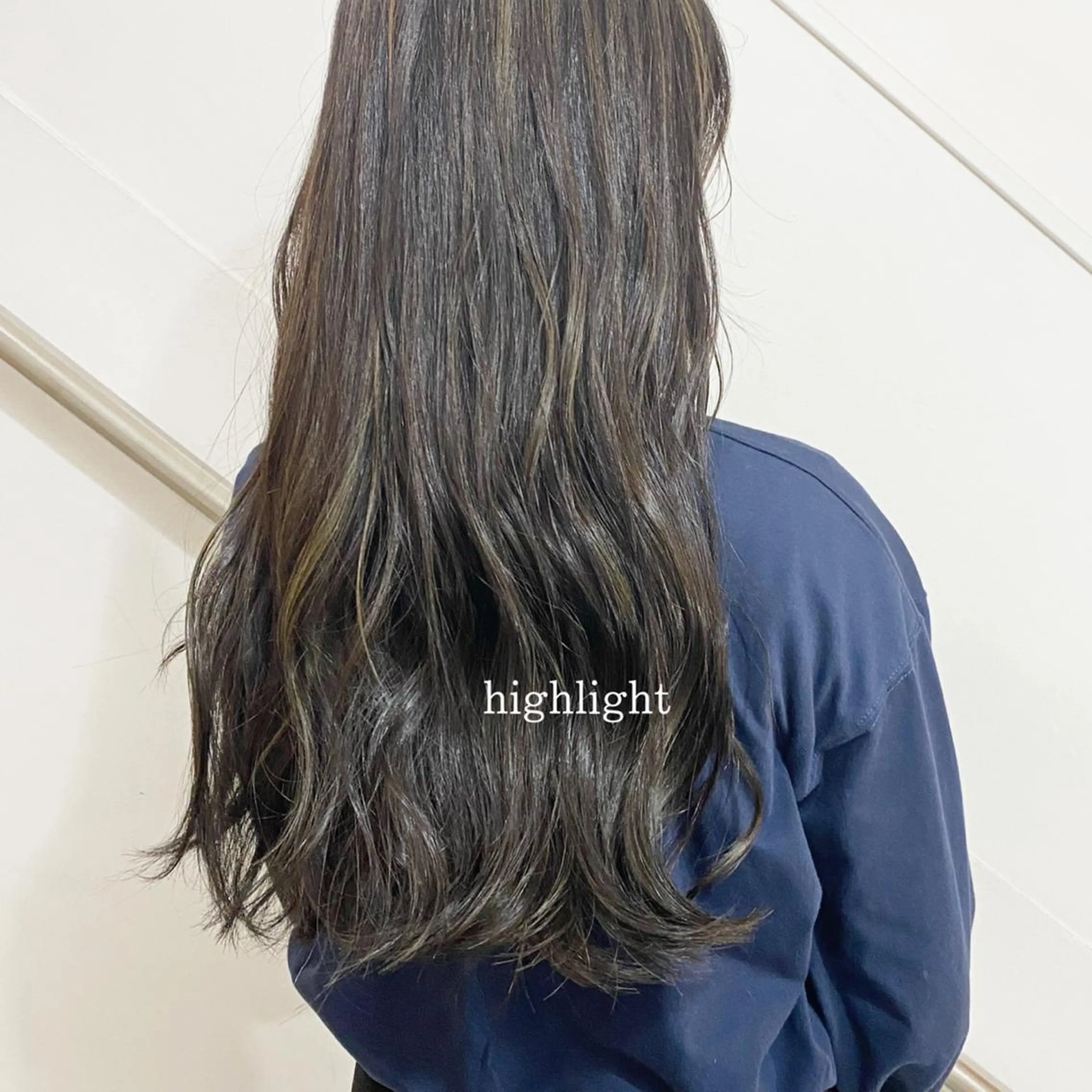 ロング カラー 透明感カラー ハイライトカラー ハイライト ハル🌸柔色/ ブリーチなし/艶髪のヘアスタイル