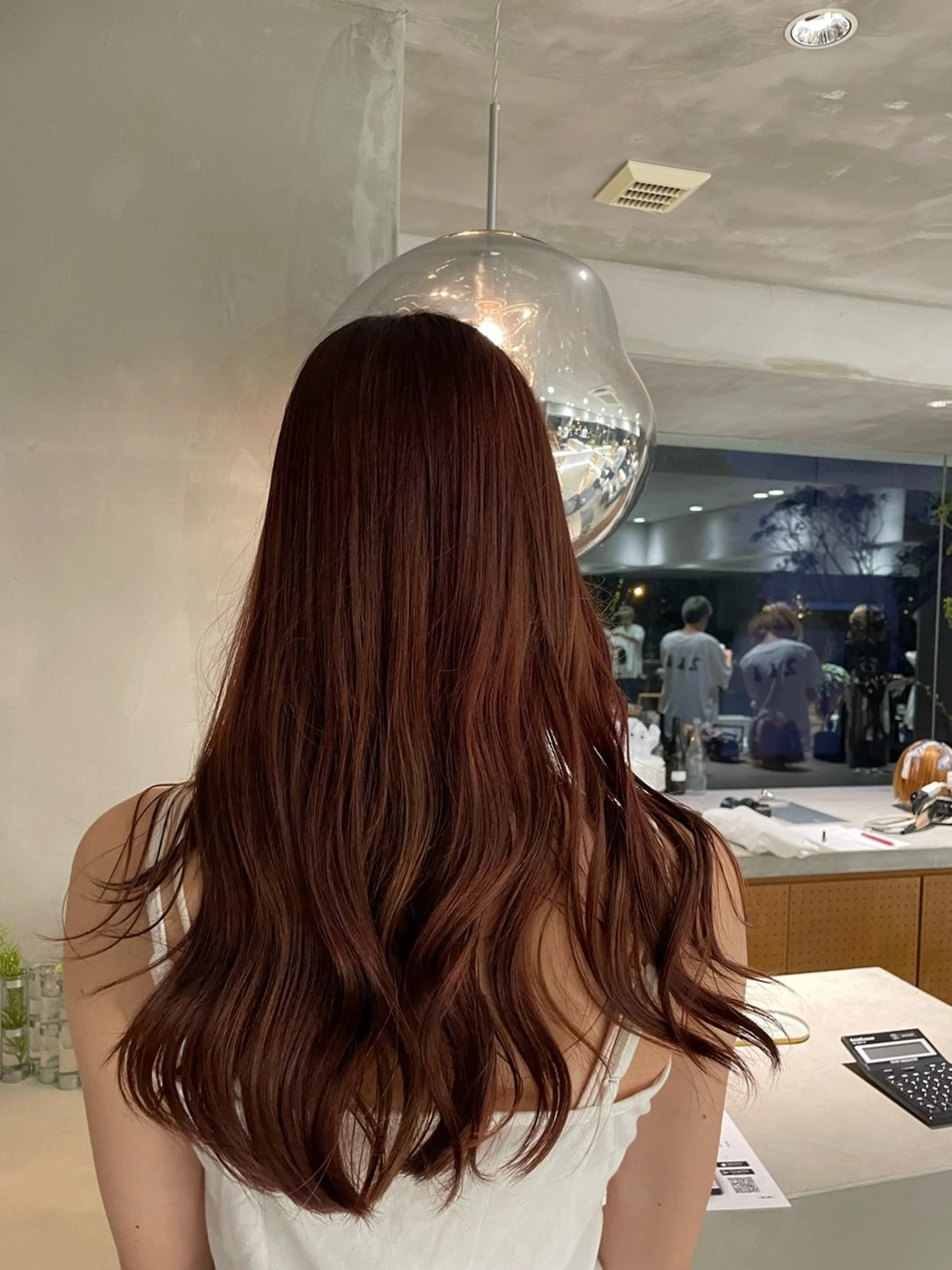 ロング カラー 頼金 愛海のヘアスタイル