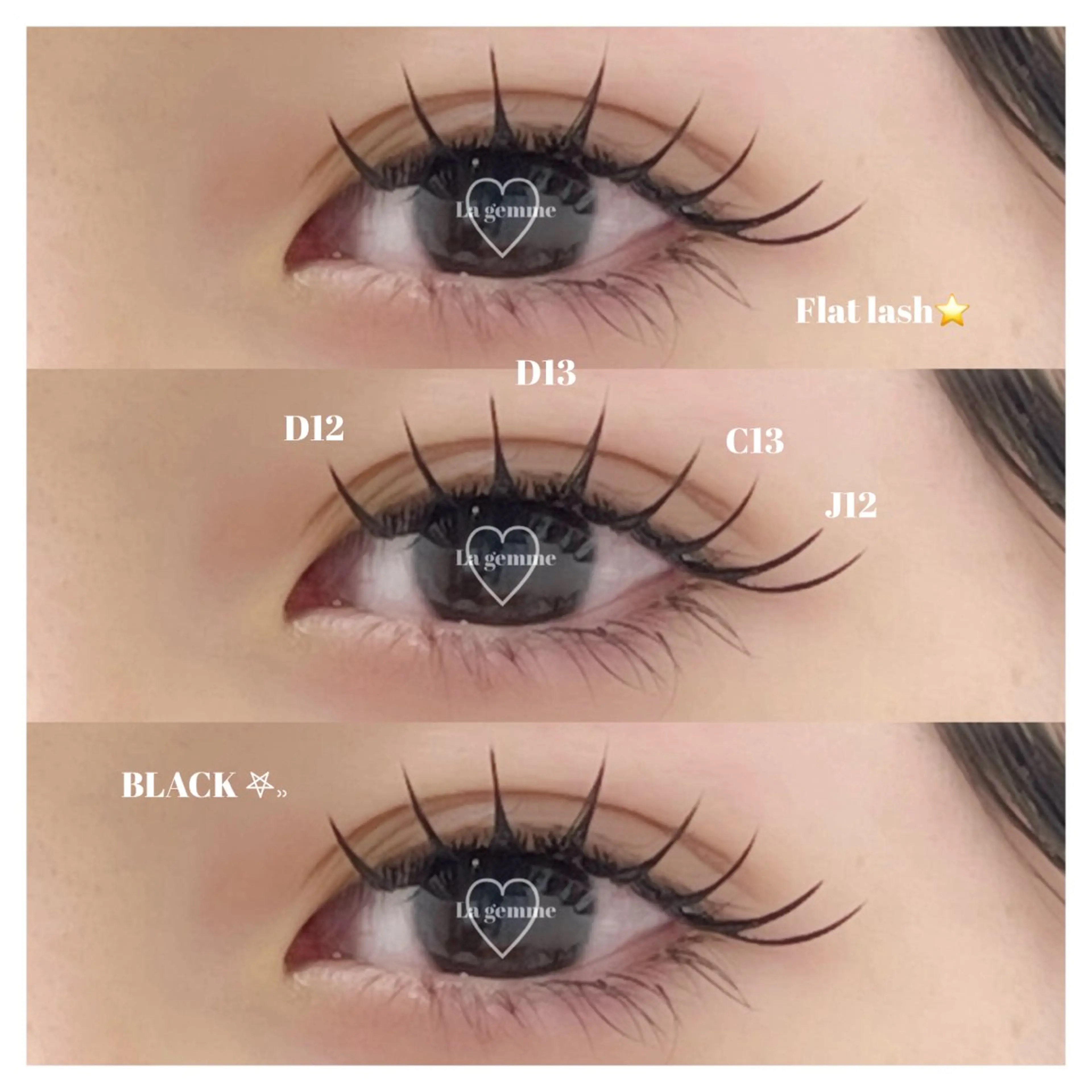 🎀フラットラッシュ140本の写真